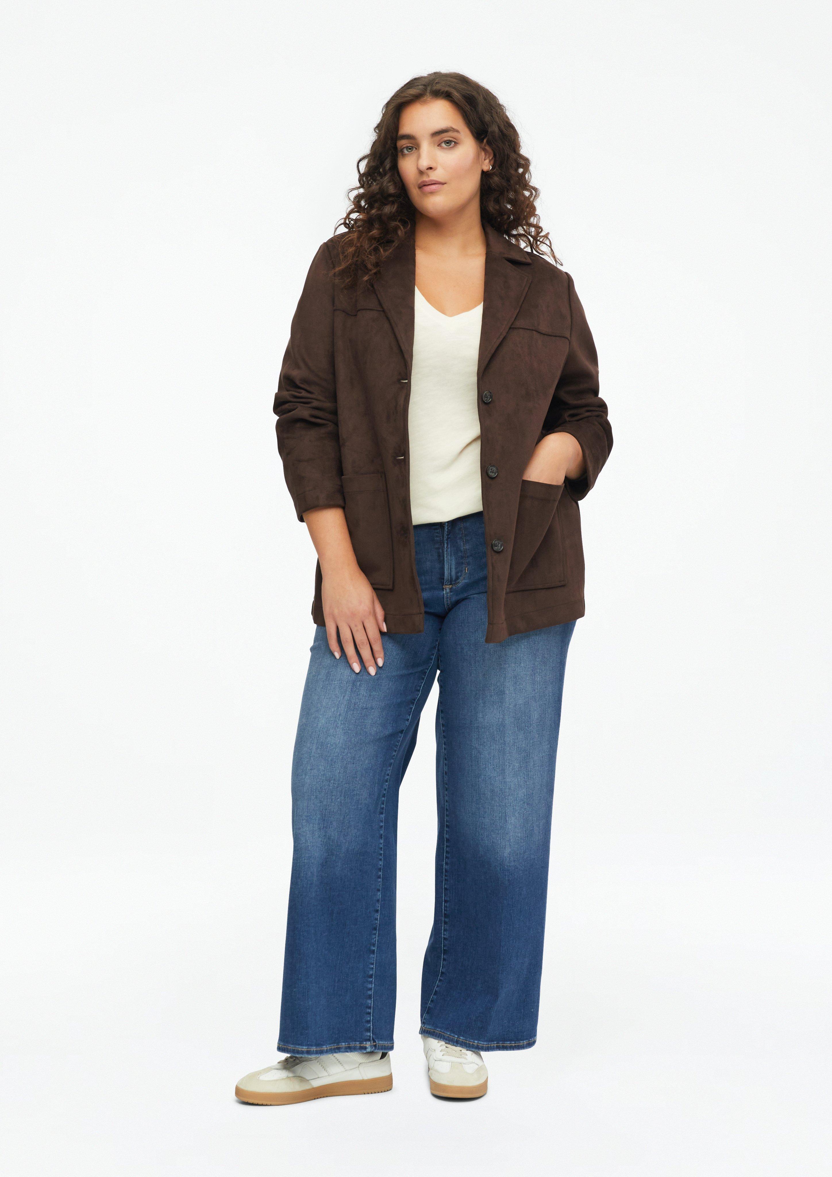 Femmes T-shirt en crème de s.Oliver CURVE