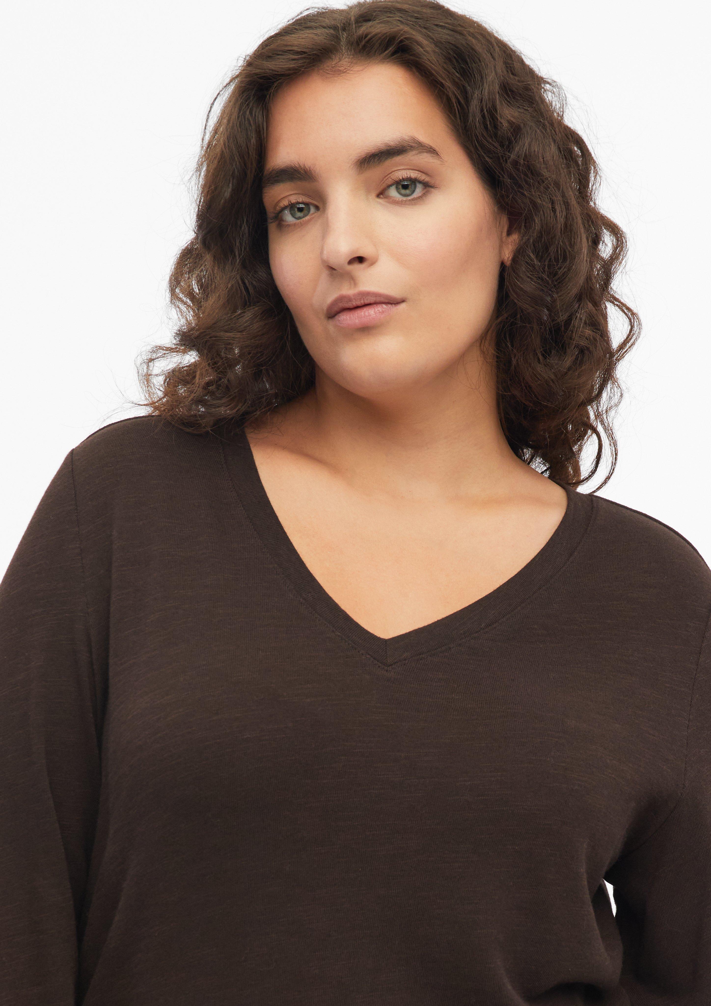 Femmes T-shirt en brun de s.Oliver CURVE
