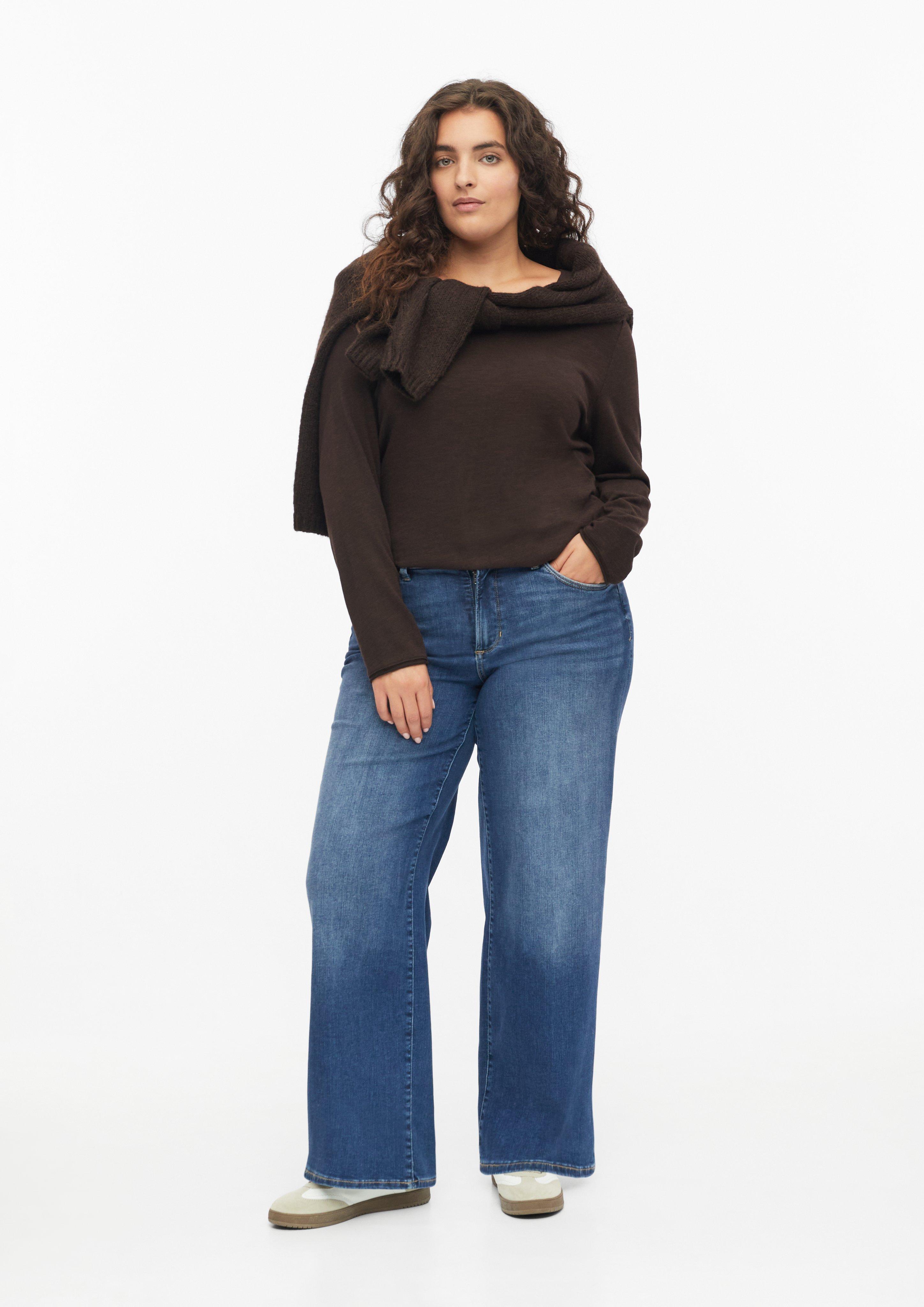 Femmes T-shirt en brun de s.Oliver CURVE
