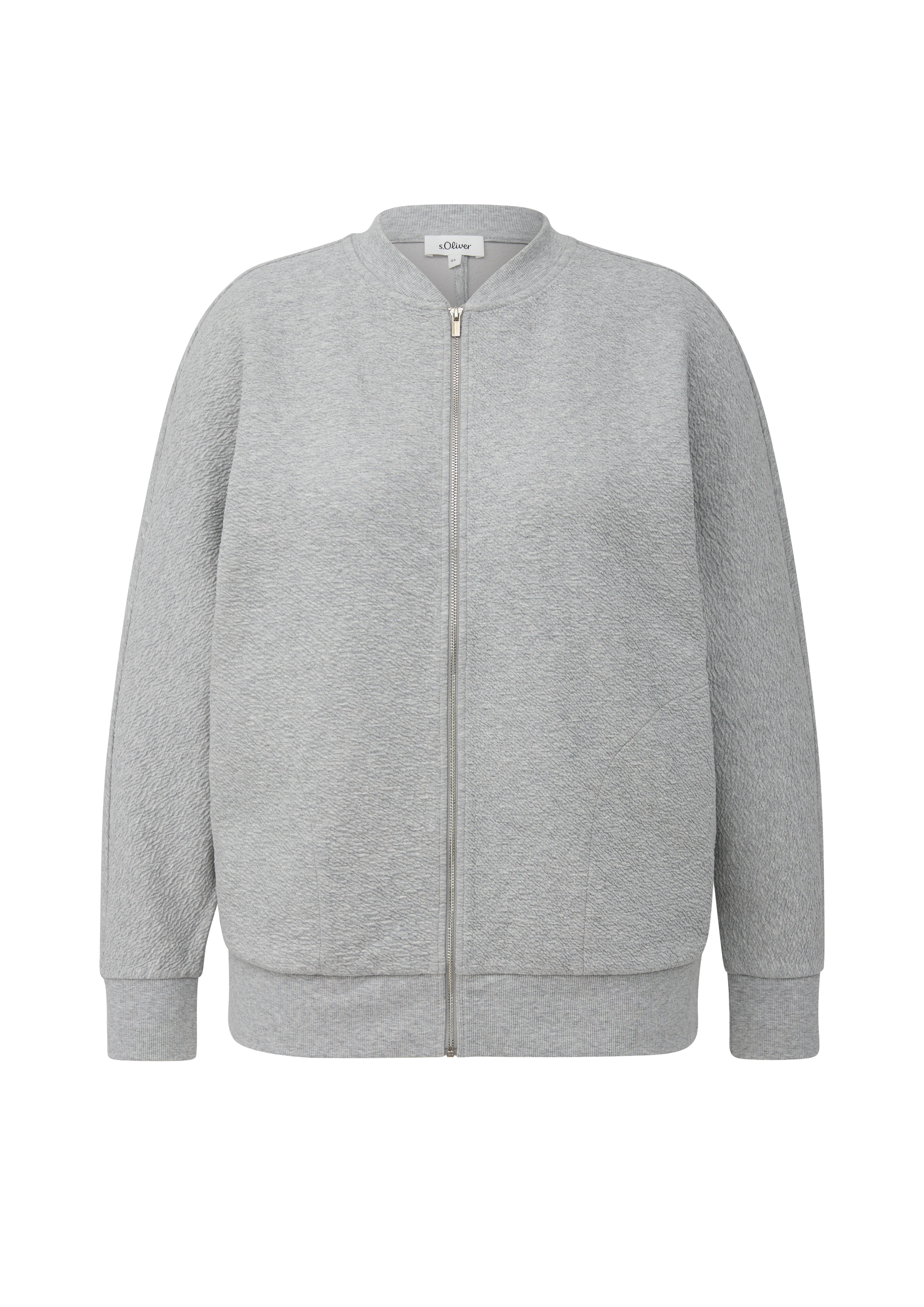 Gestructureerde sweatshirt-blouson