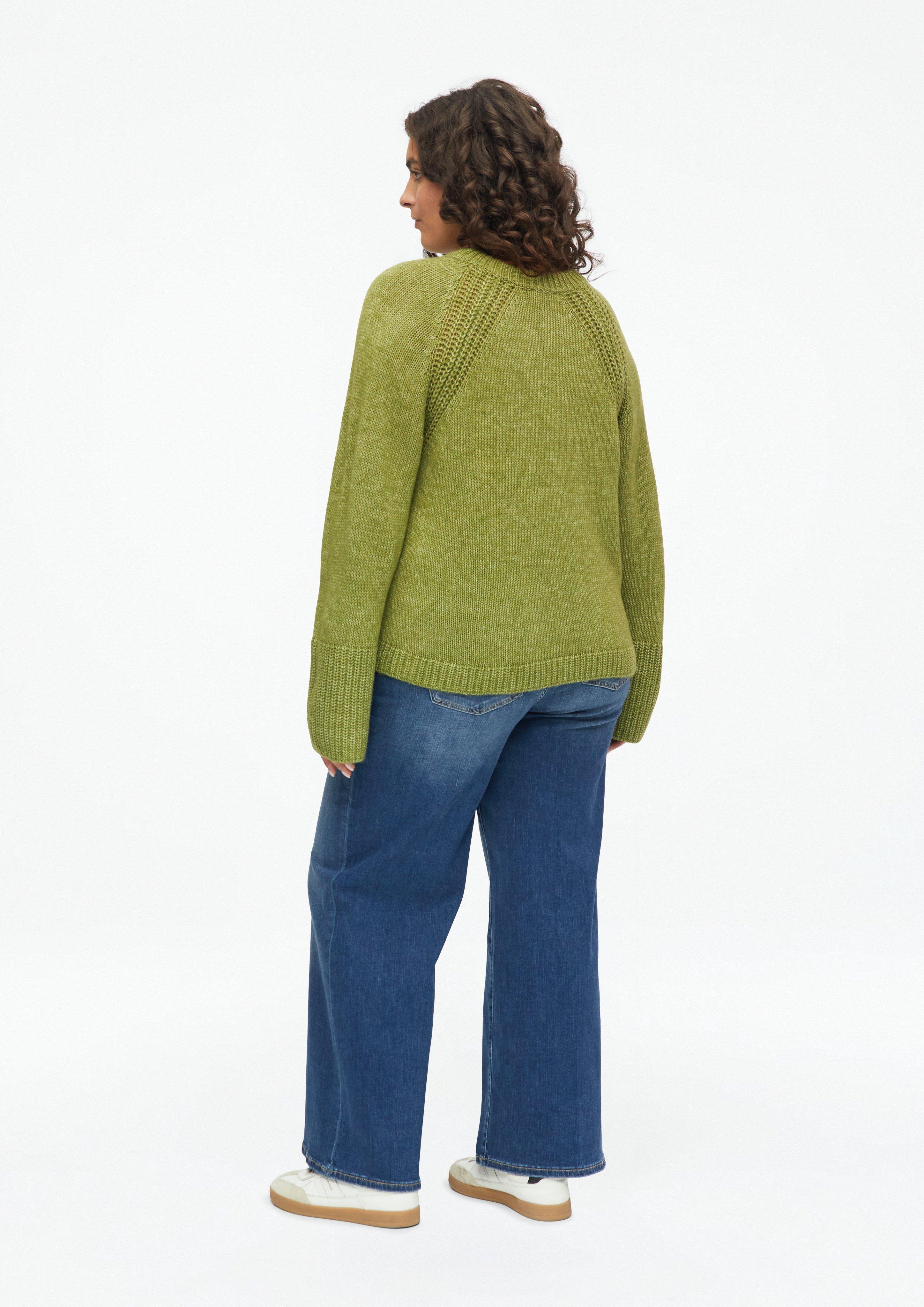 Dames Gebreide trui in groen van s.Oliver CURVE