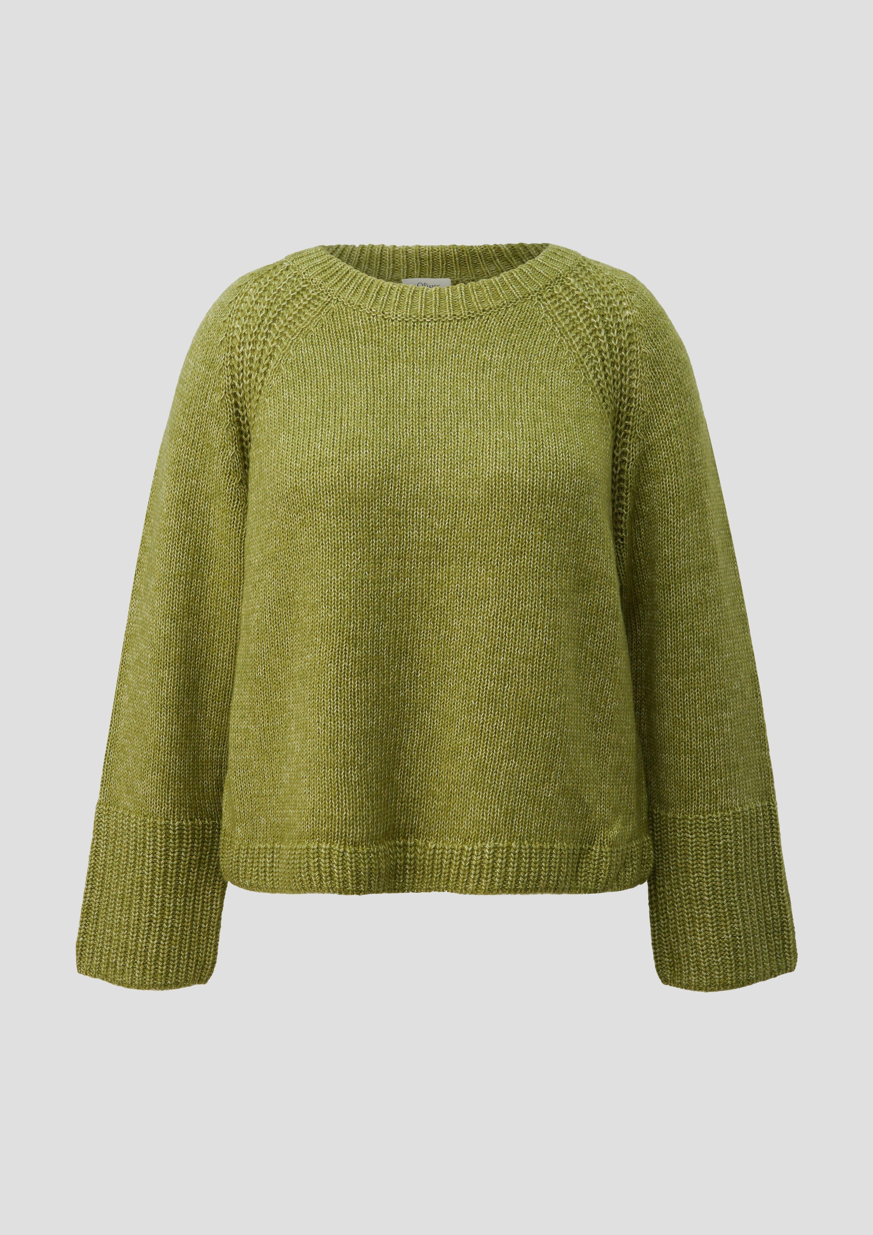 Dames Gebreide trui in groen van s.Oliver CURVE