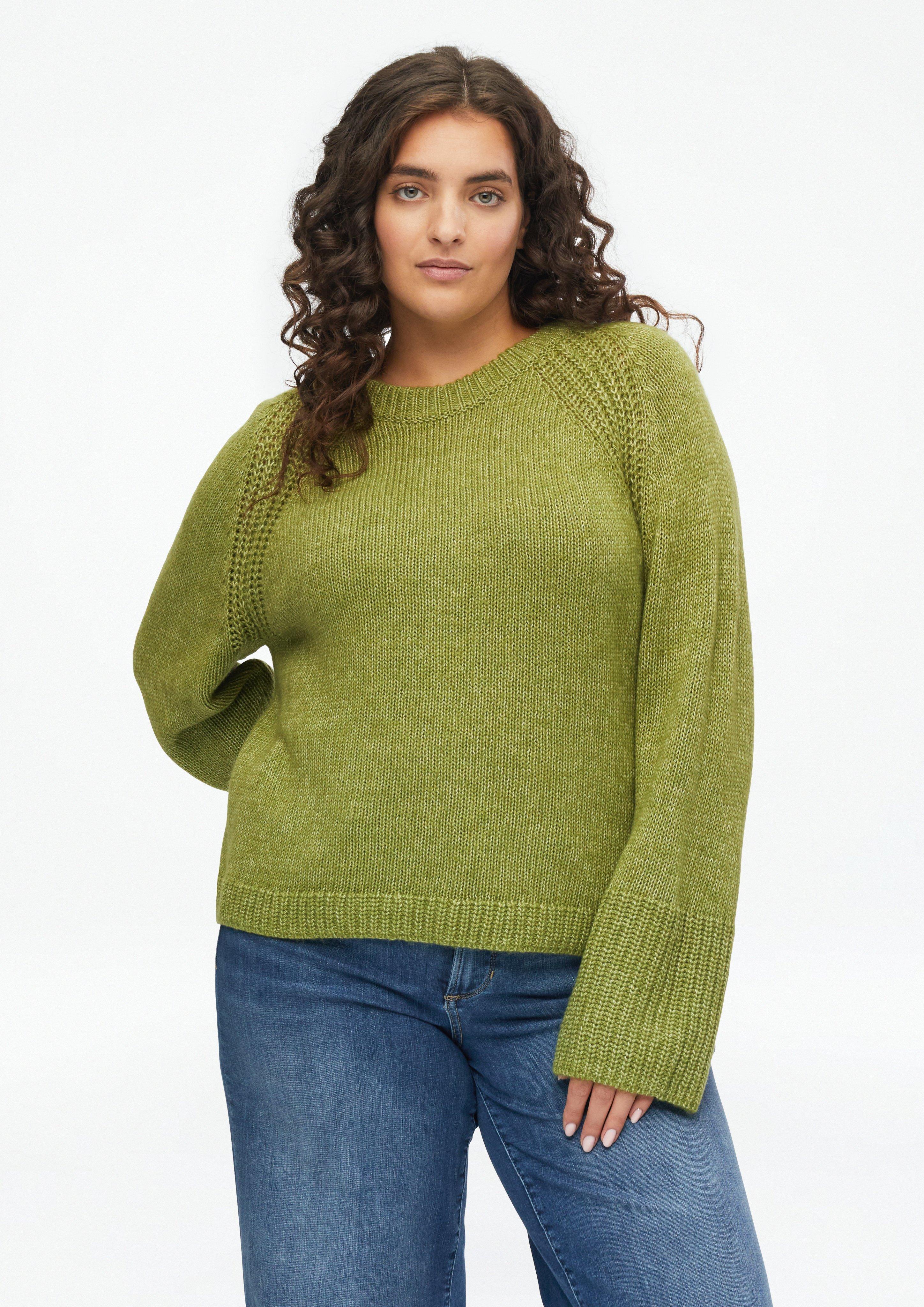 Dames Gebreide trui in groen van s.Oliver CURVE