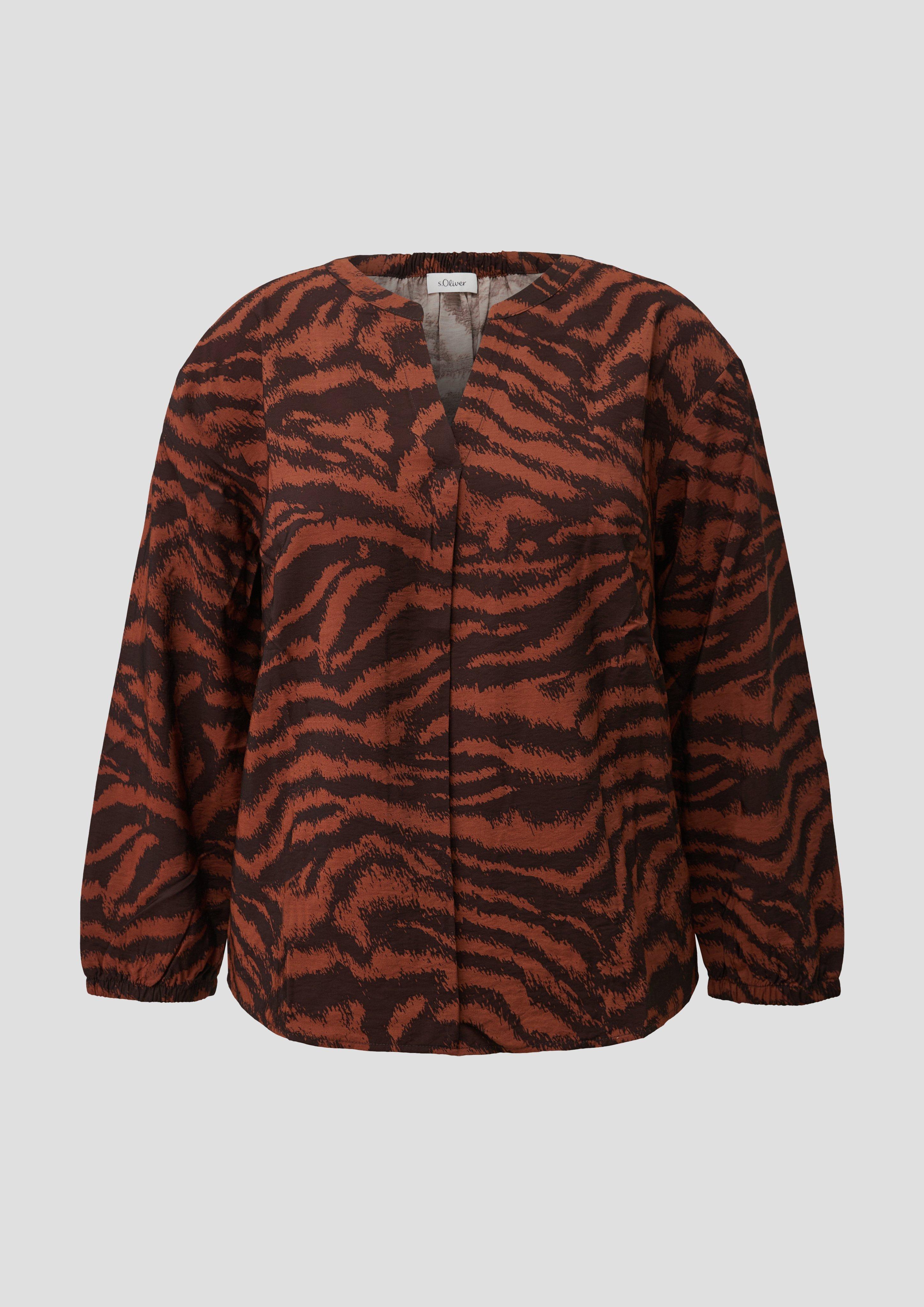 Bluza v barvi barva mokka od s.Oliver CURVE