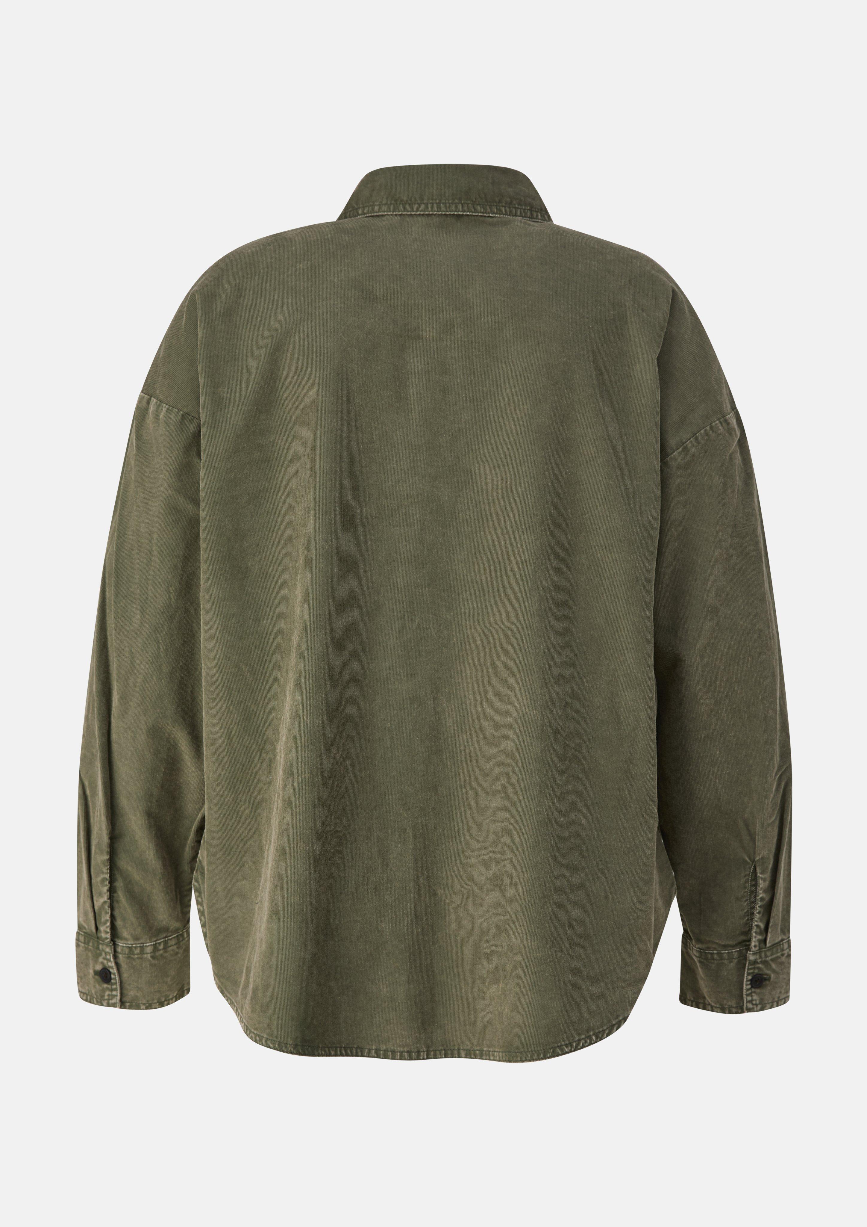 Women Blouse in olive by s.Oliver CURVE