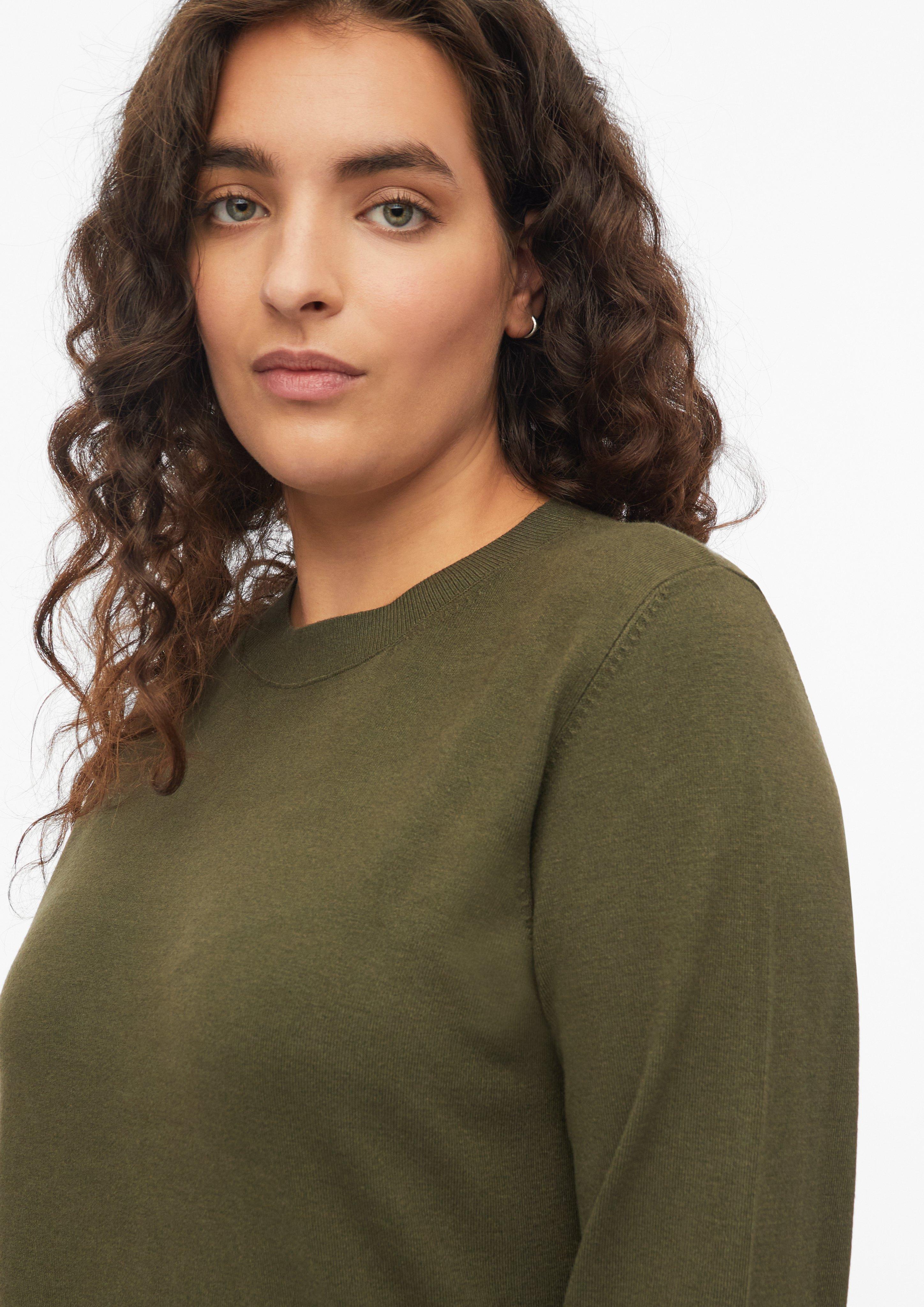 Damen Strickkleid aus Viskosemix in olive von s.Oliver CURVE