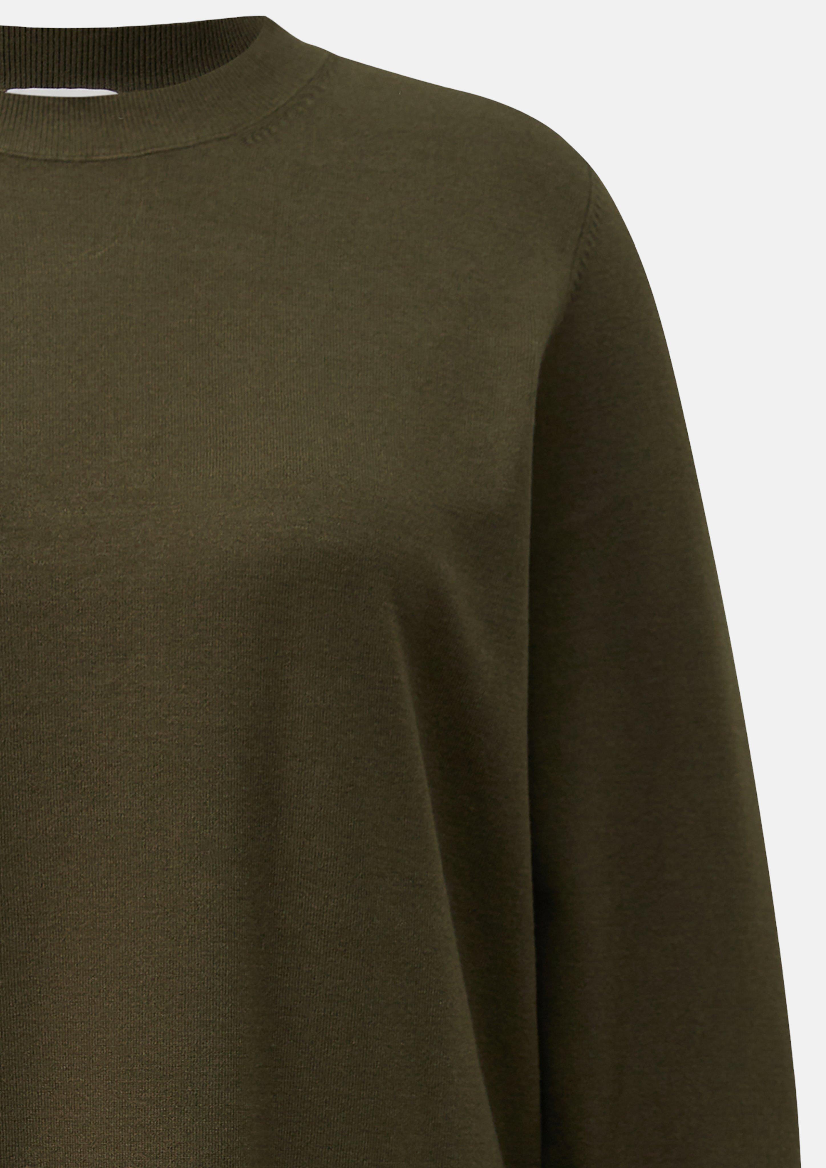 Damen Strickkleid aus Viskosemix in olive von s.Oliver CURVE