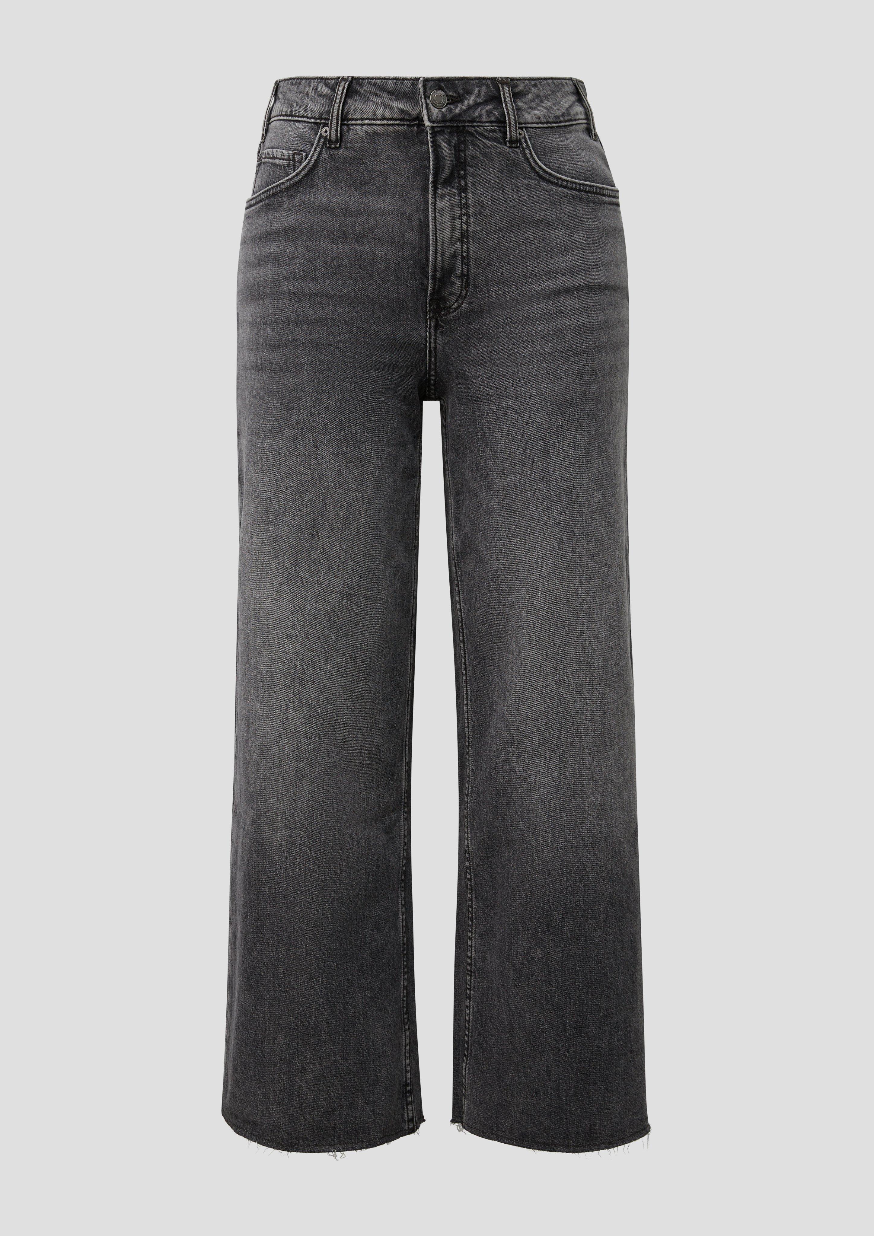 Women Denim trousers in grey by s.Oliver CURVE