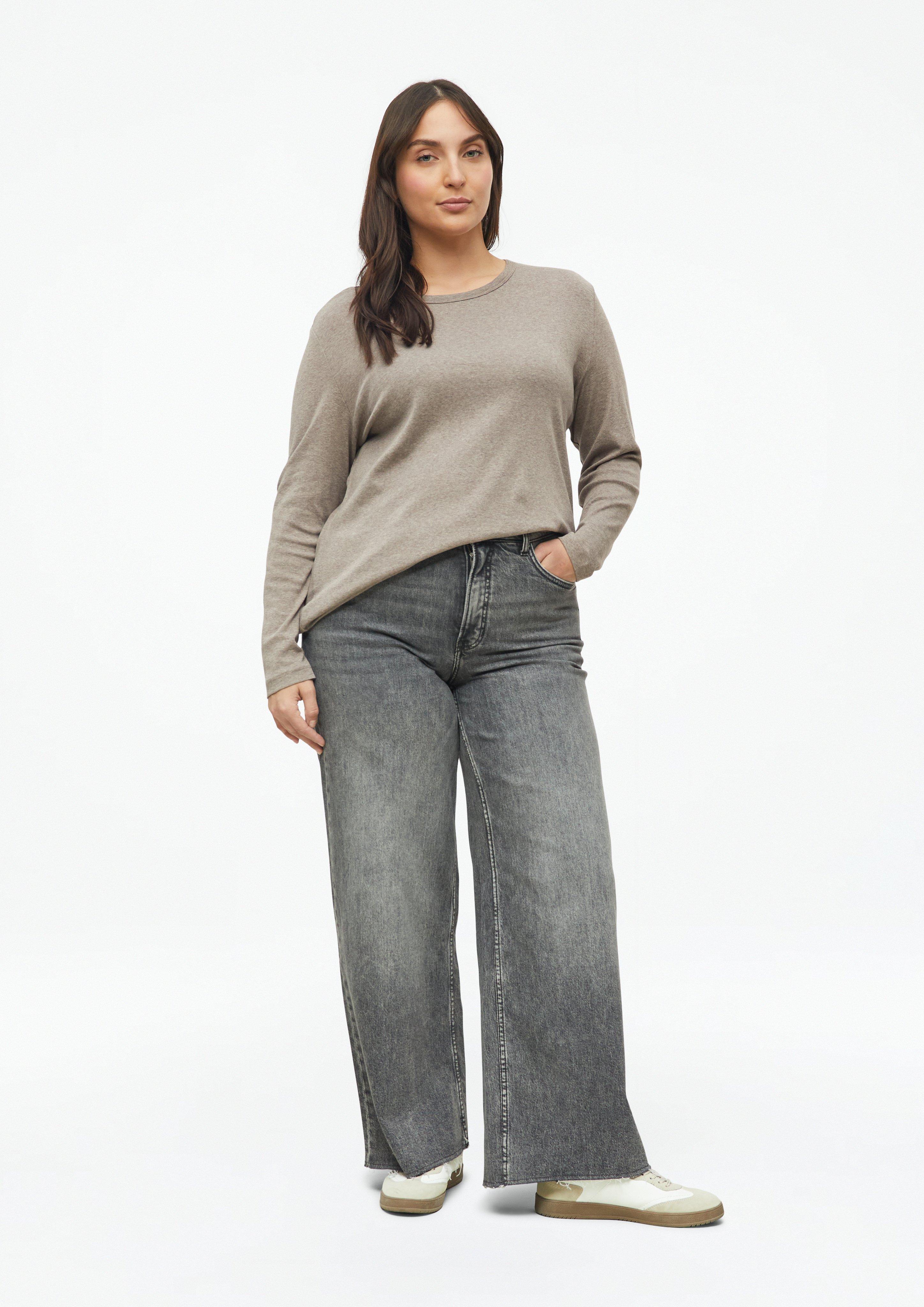 Denim trousers in anthracite by s.Oliver CURVE