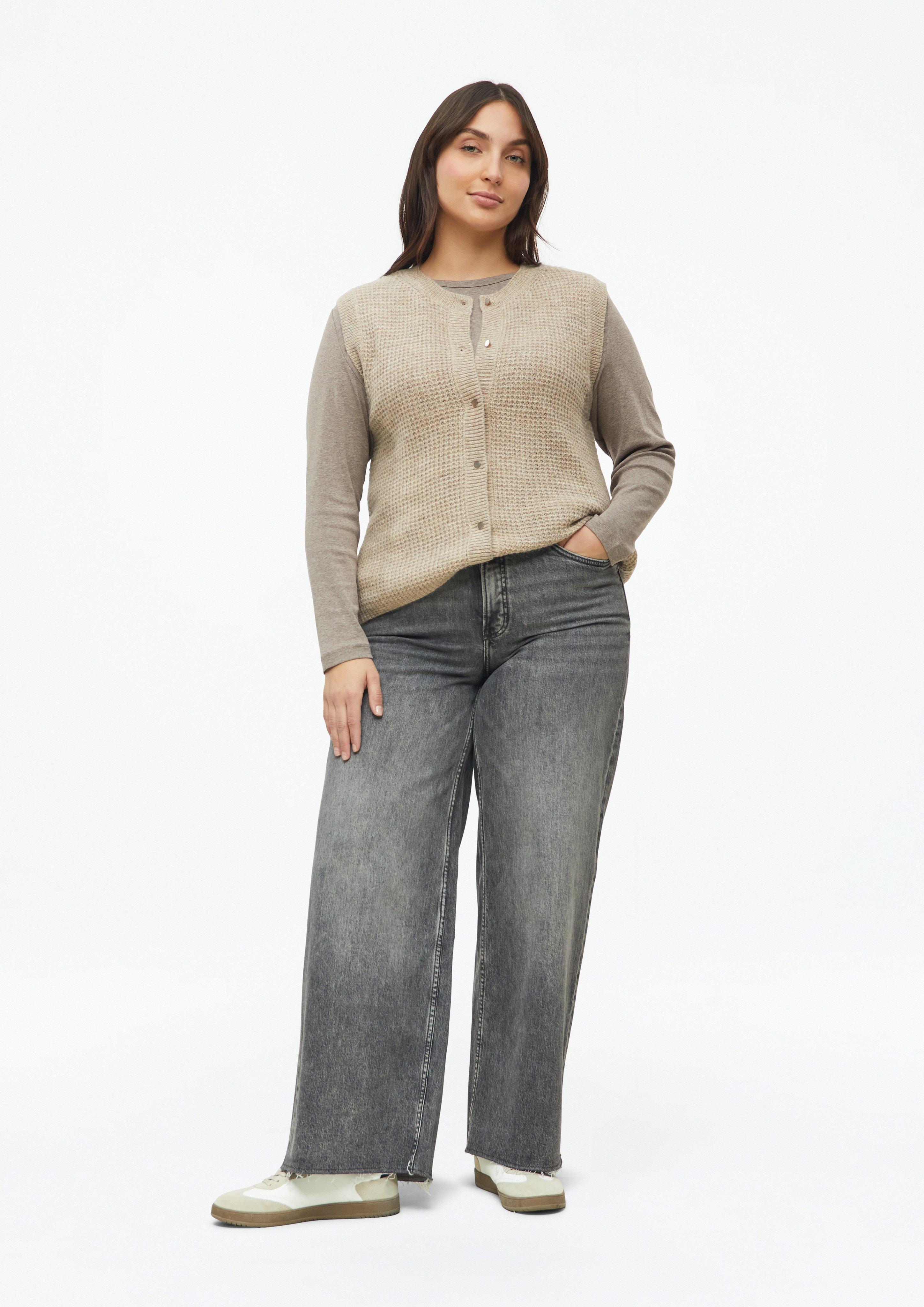 Women Denim trousers in grey by s.Oliver CURVE