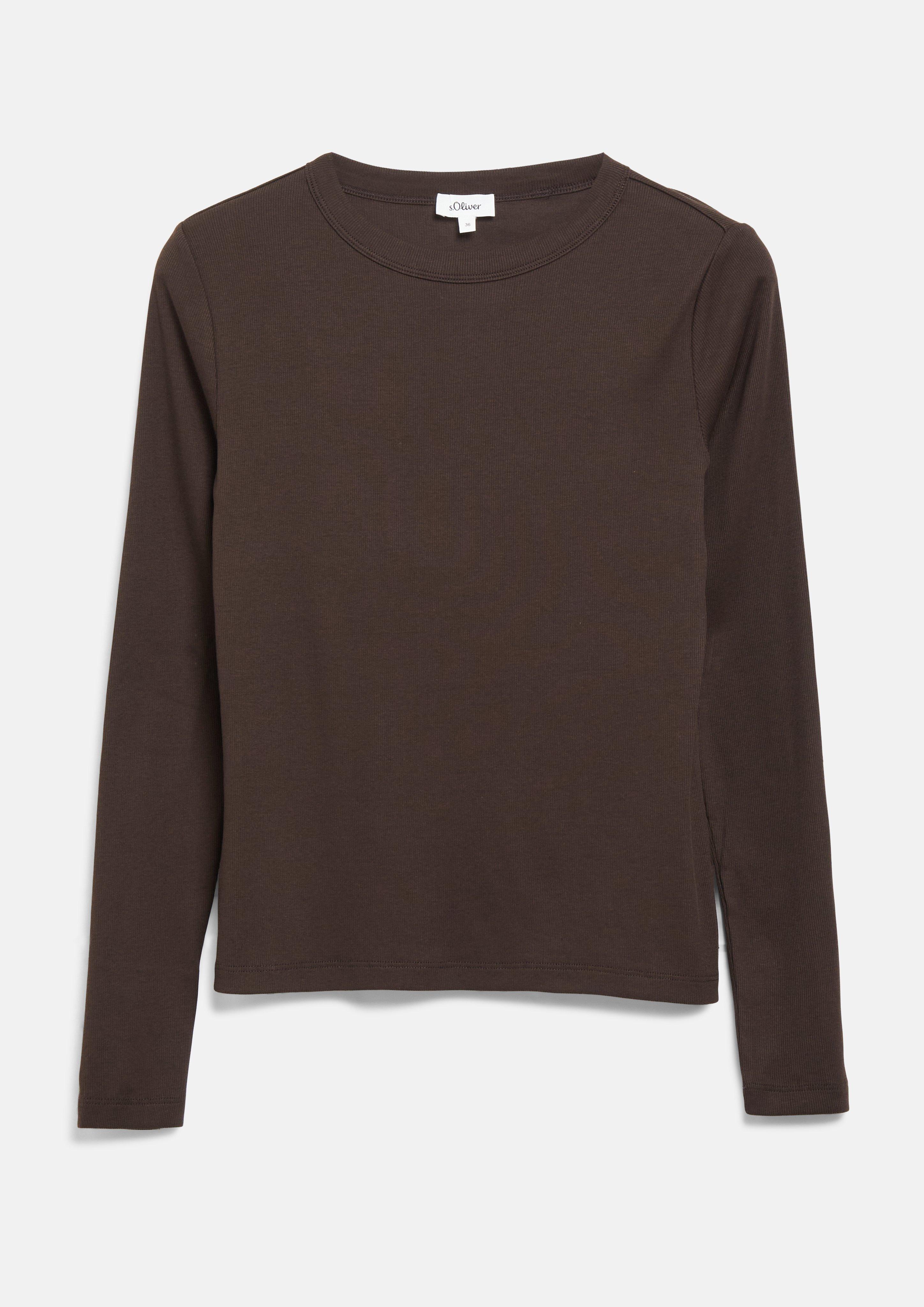 Femmes T-shirt en brun de s.Oliver