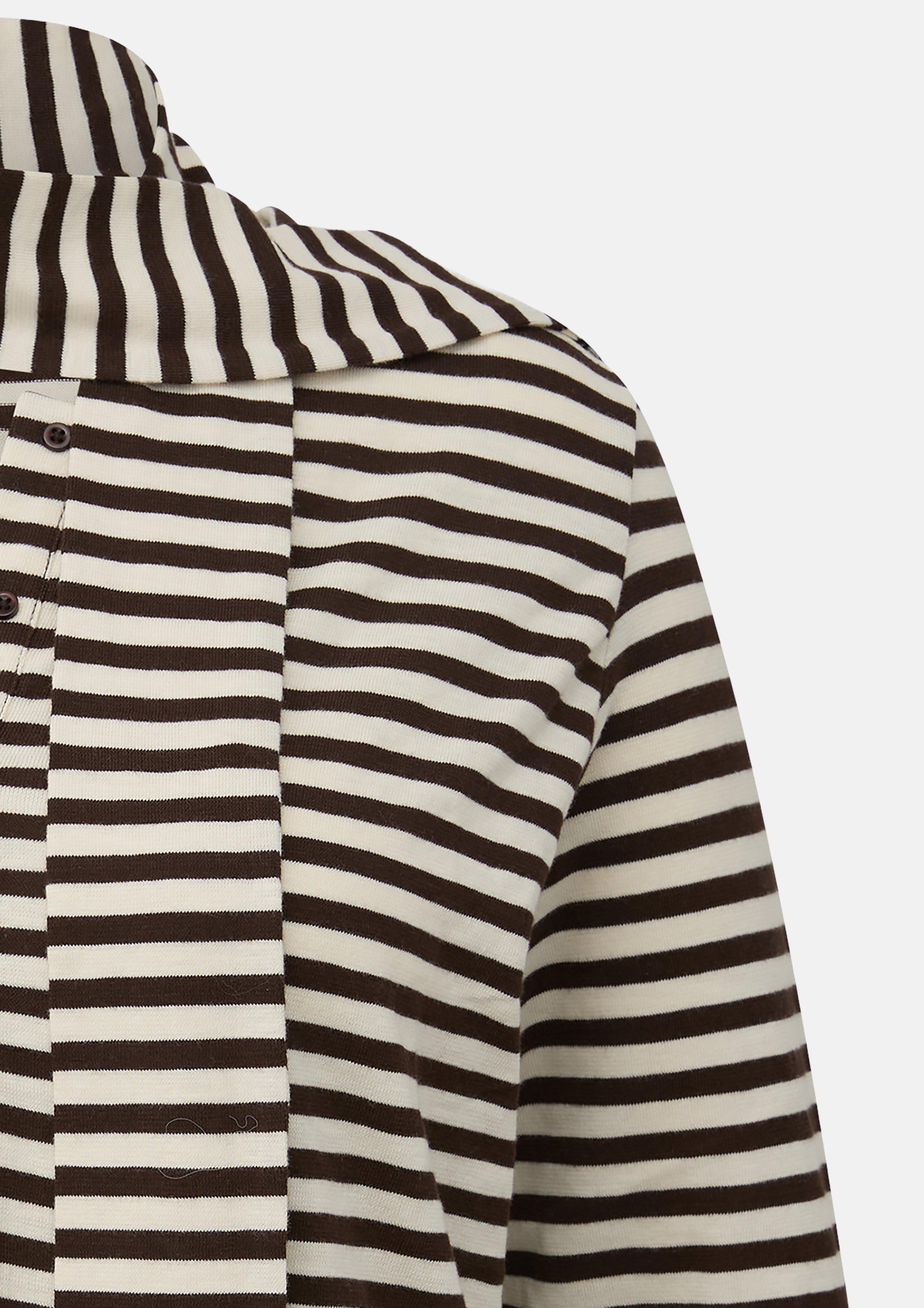 Femmes T-shirt Henley avec écharpe amovible en beige de s.Oliver CURVE