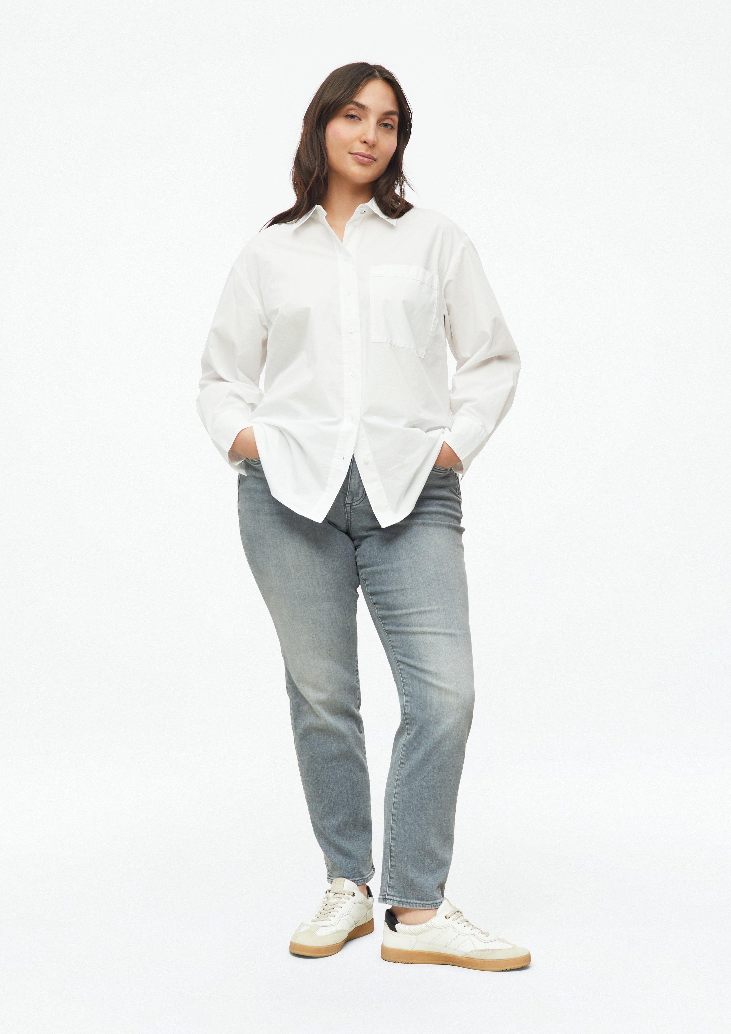 Dámy Džíny / Slim Fit / Mid Rise / Slim Leg v barvě šedá od s.Oliver CURVE