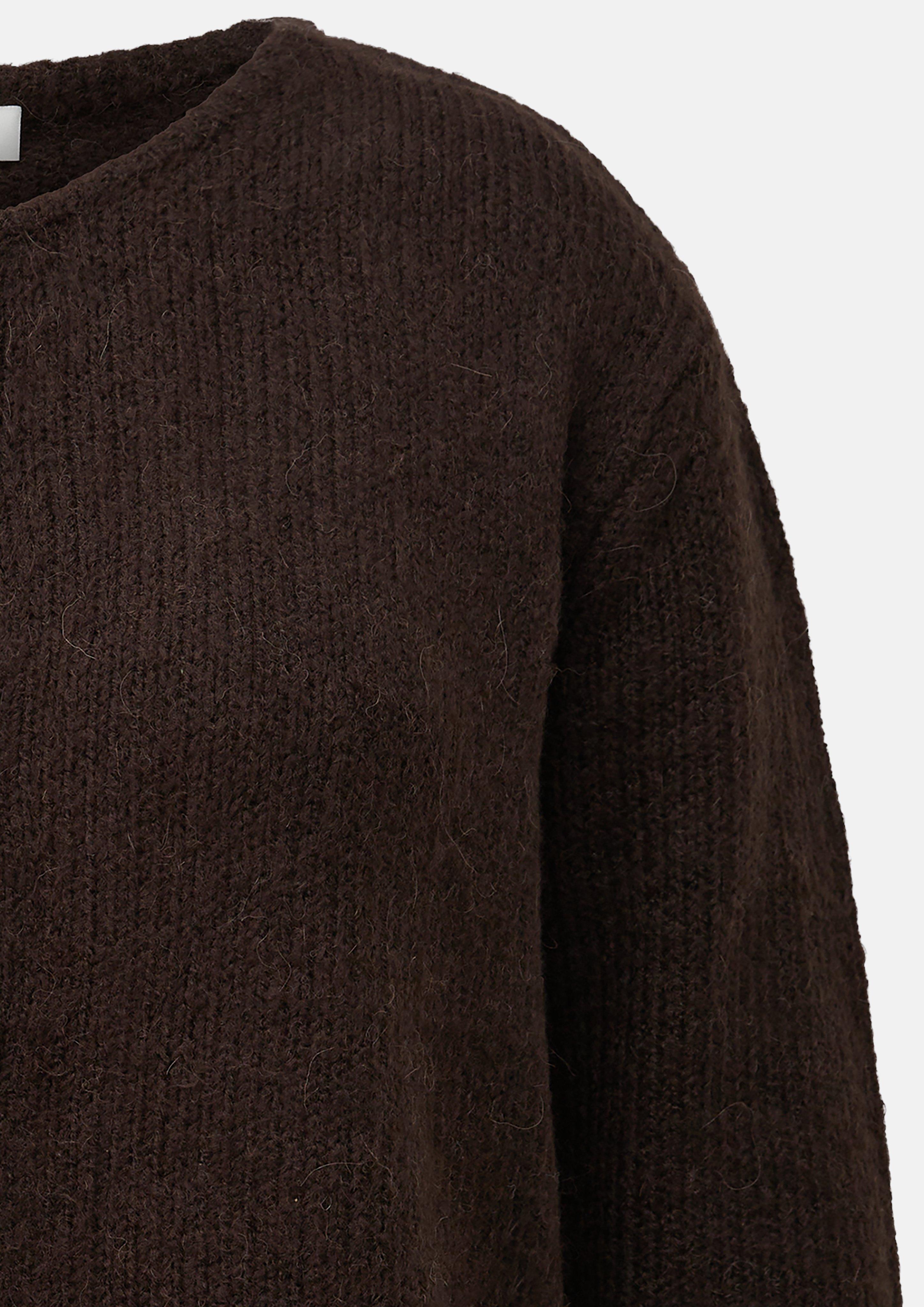 Kobiety Sweter rozpinany w kolorze brązowy od s.Oliver CURVE