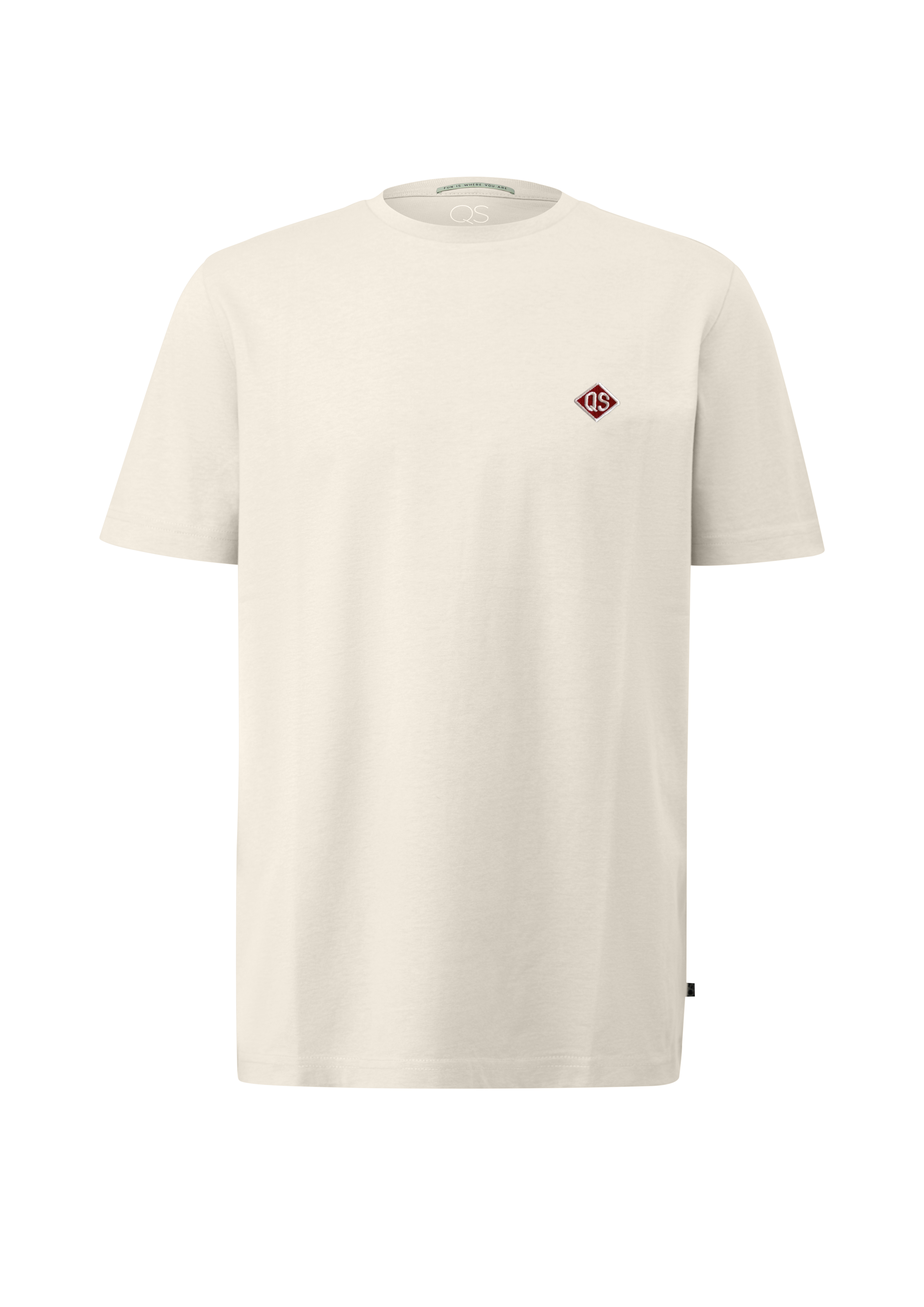 T-shirt met logopatch