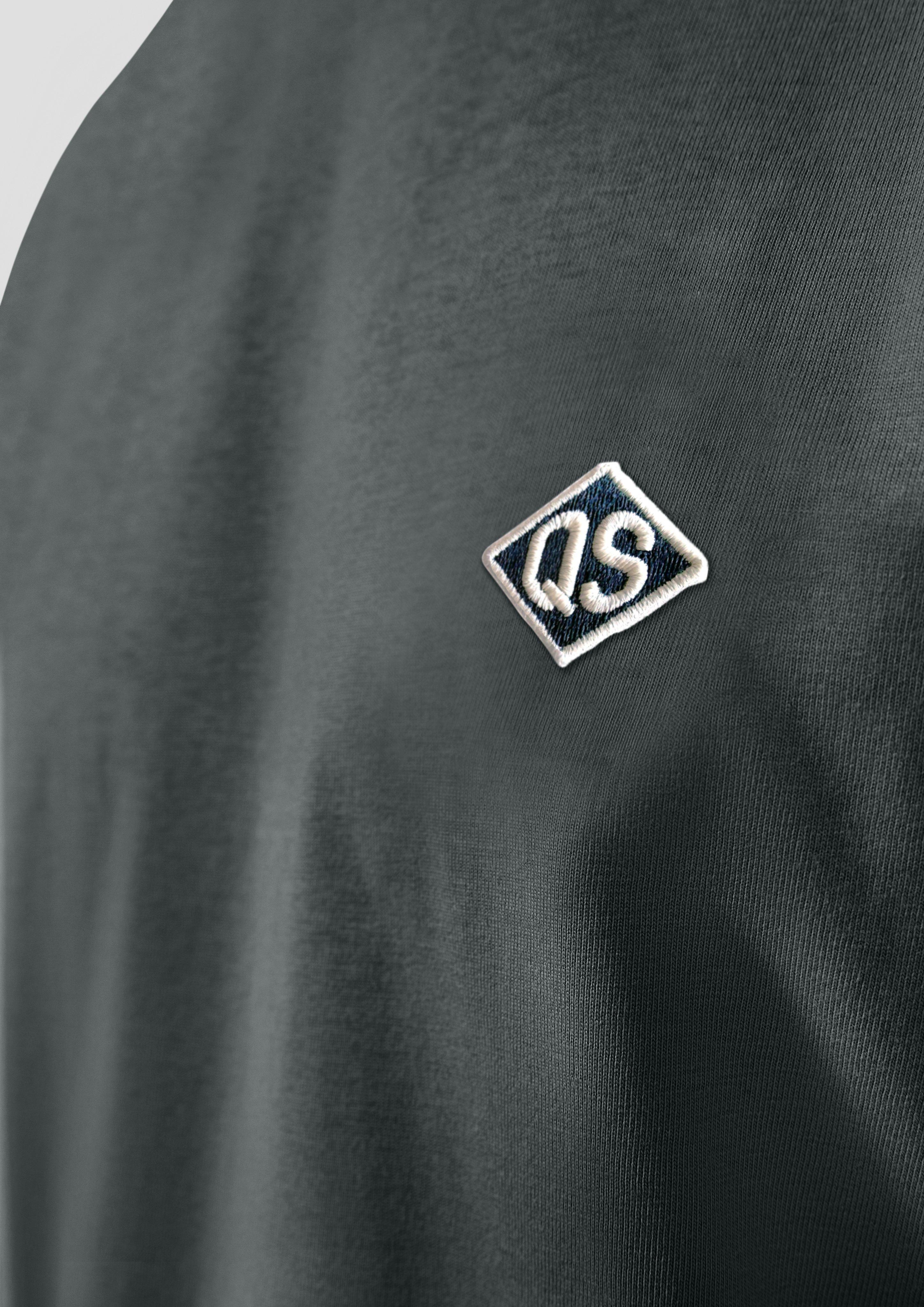 Hommes T-shirt en gris de QS