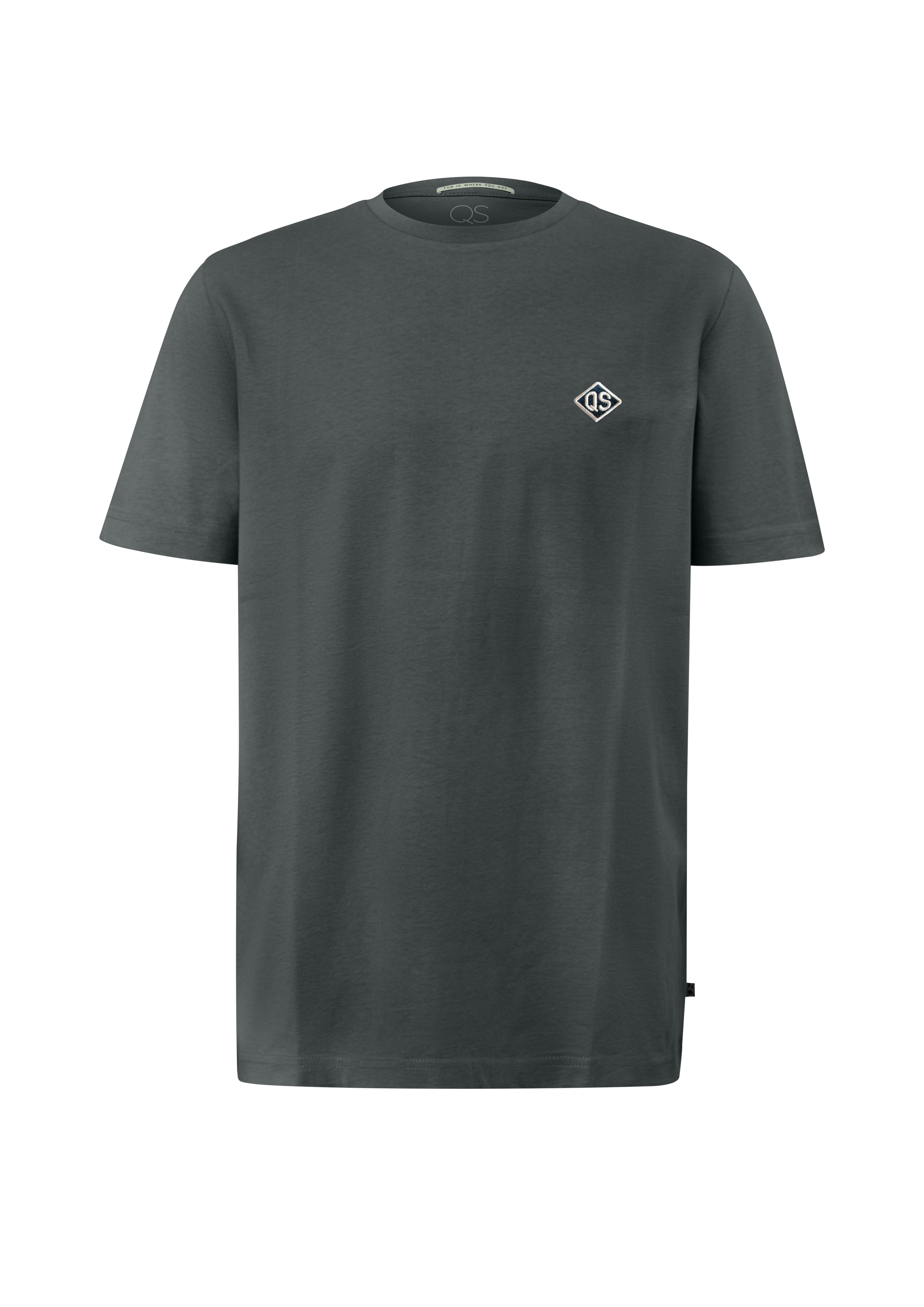 T-shirt met logopatch