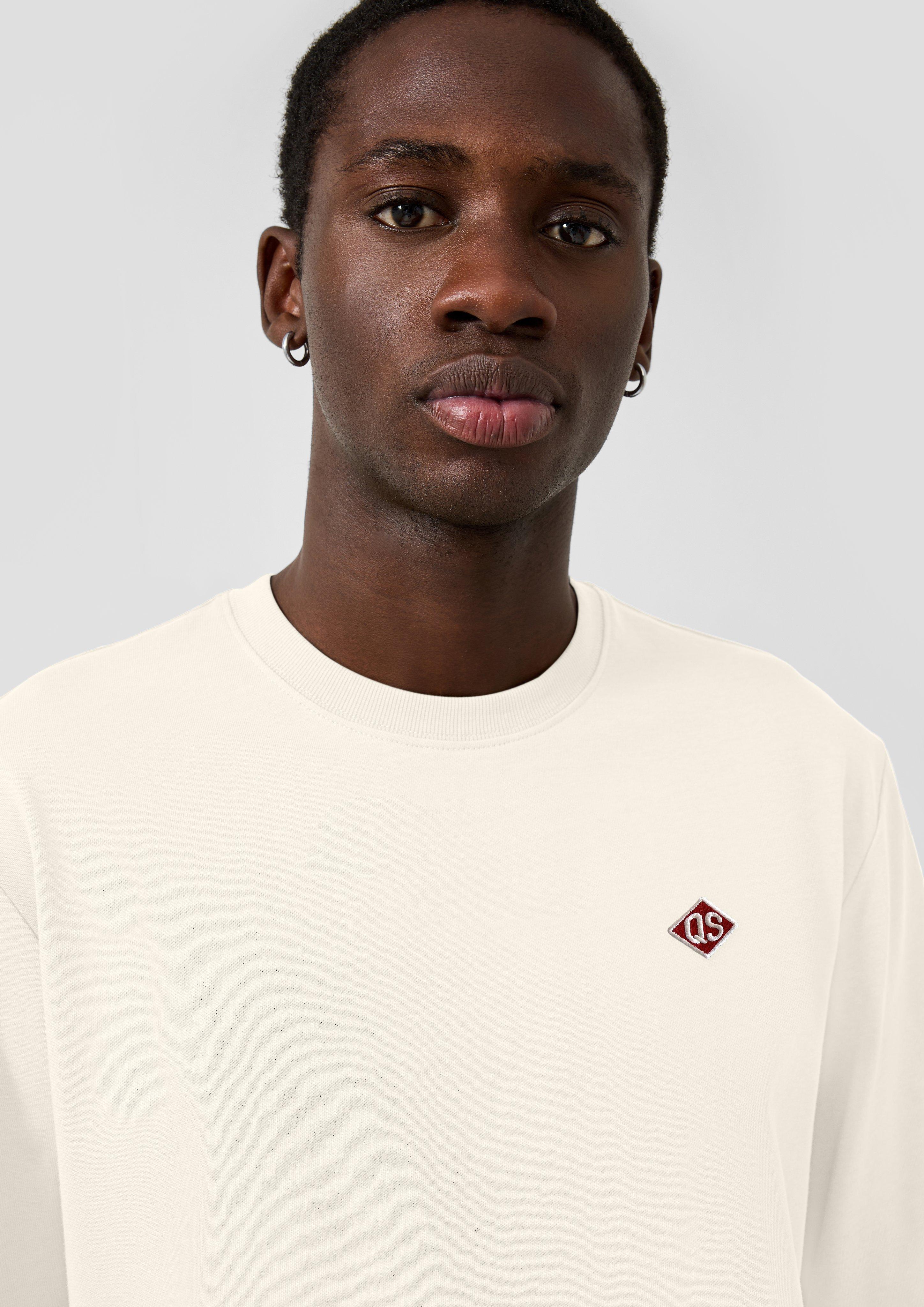 Hommes T-shirt en crème de QS