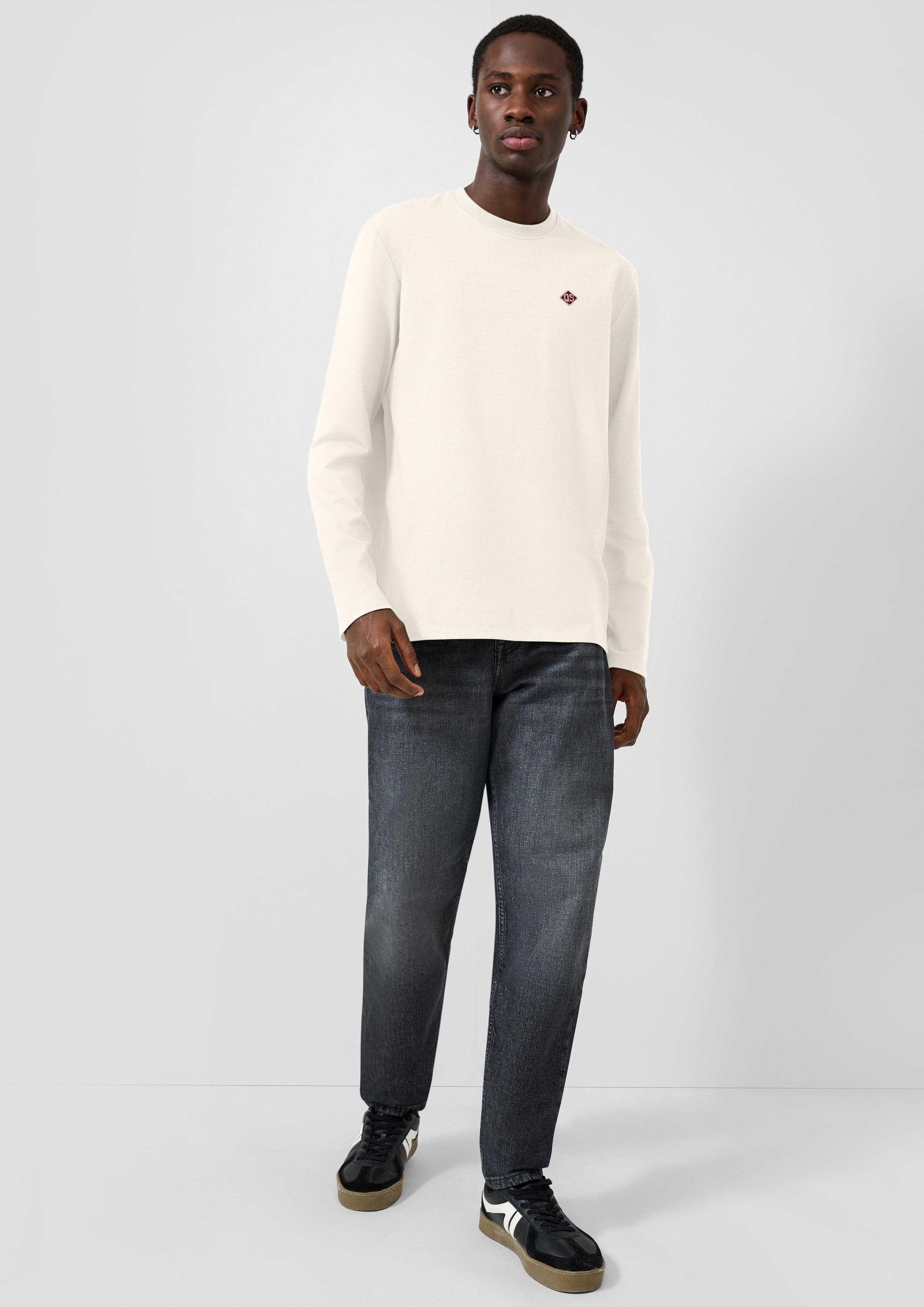 Hommes T-shirt en crème de QS