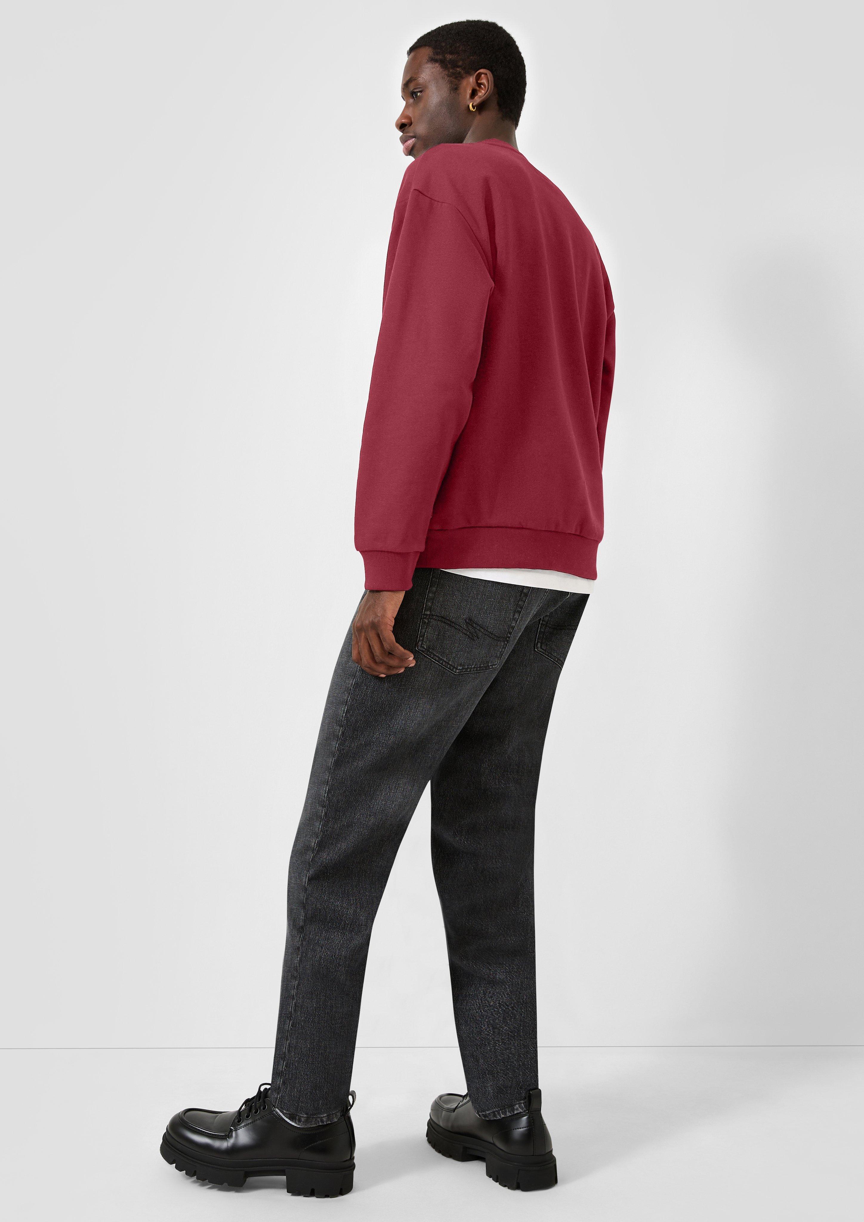 Hommes Sweat-shirt en rouge de QS