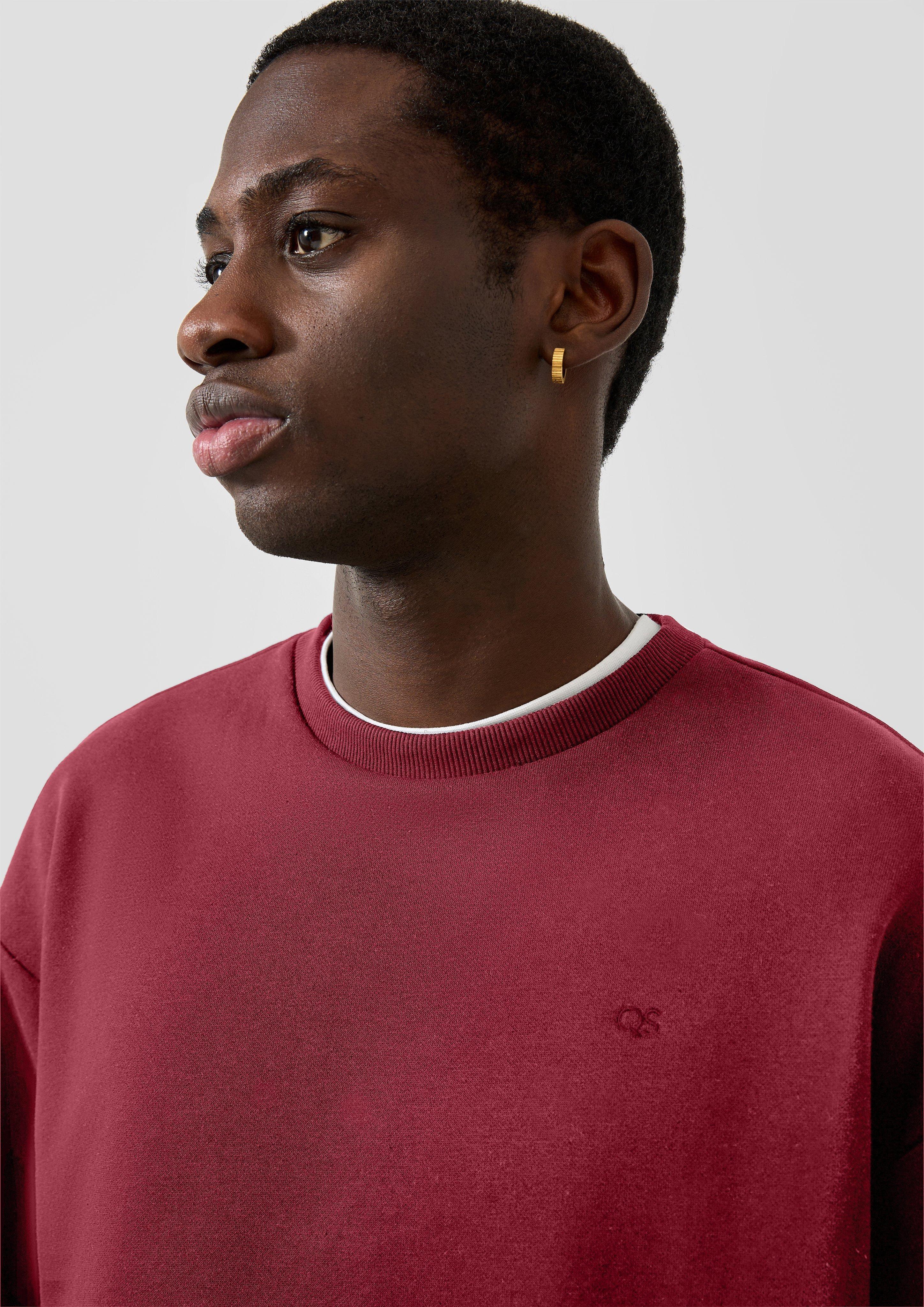 Hommes Sweat-shirt en rouge de QS