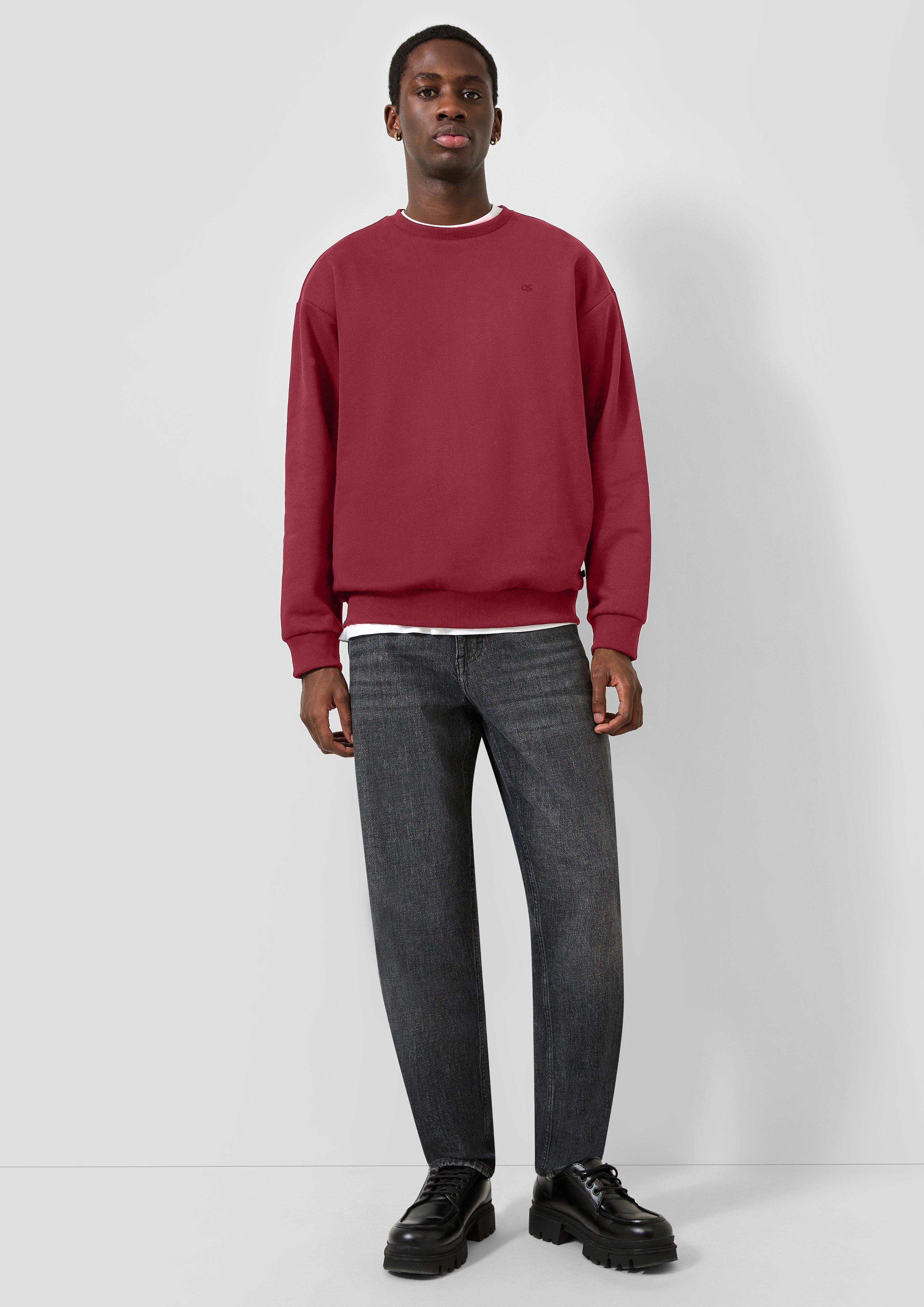 Hommes Sweat-shirt en rouge de QS