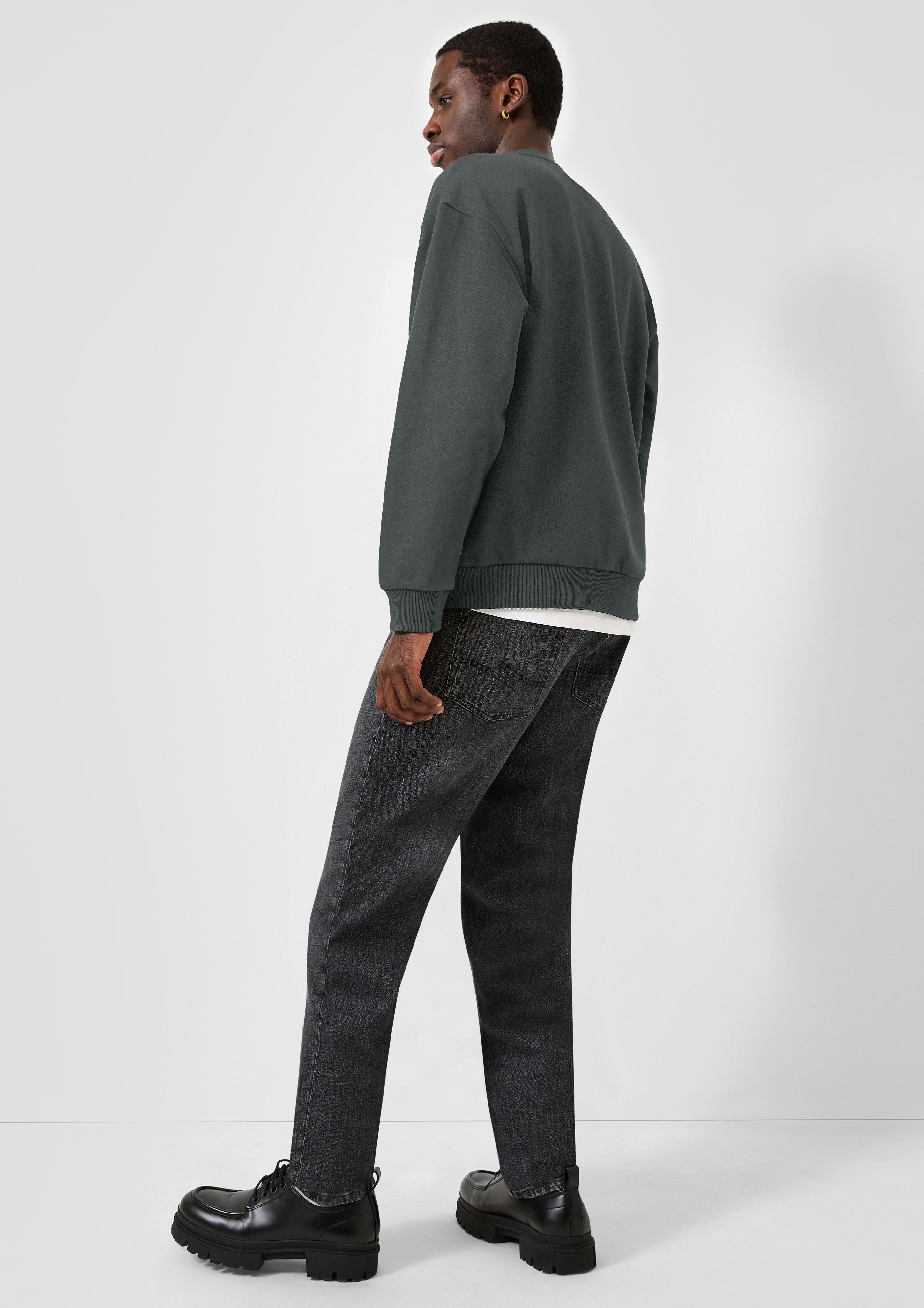 Hommes Sweat-shirt en vert de QS