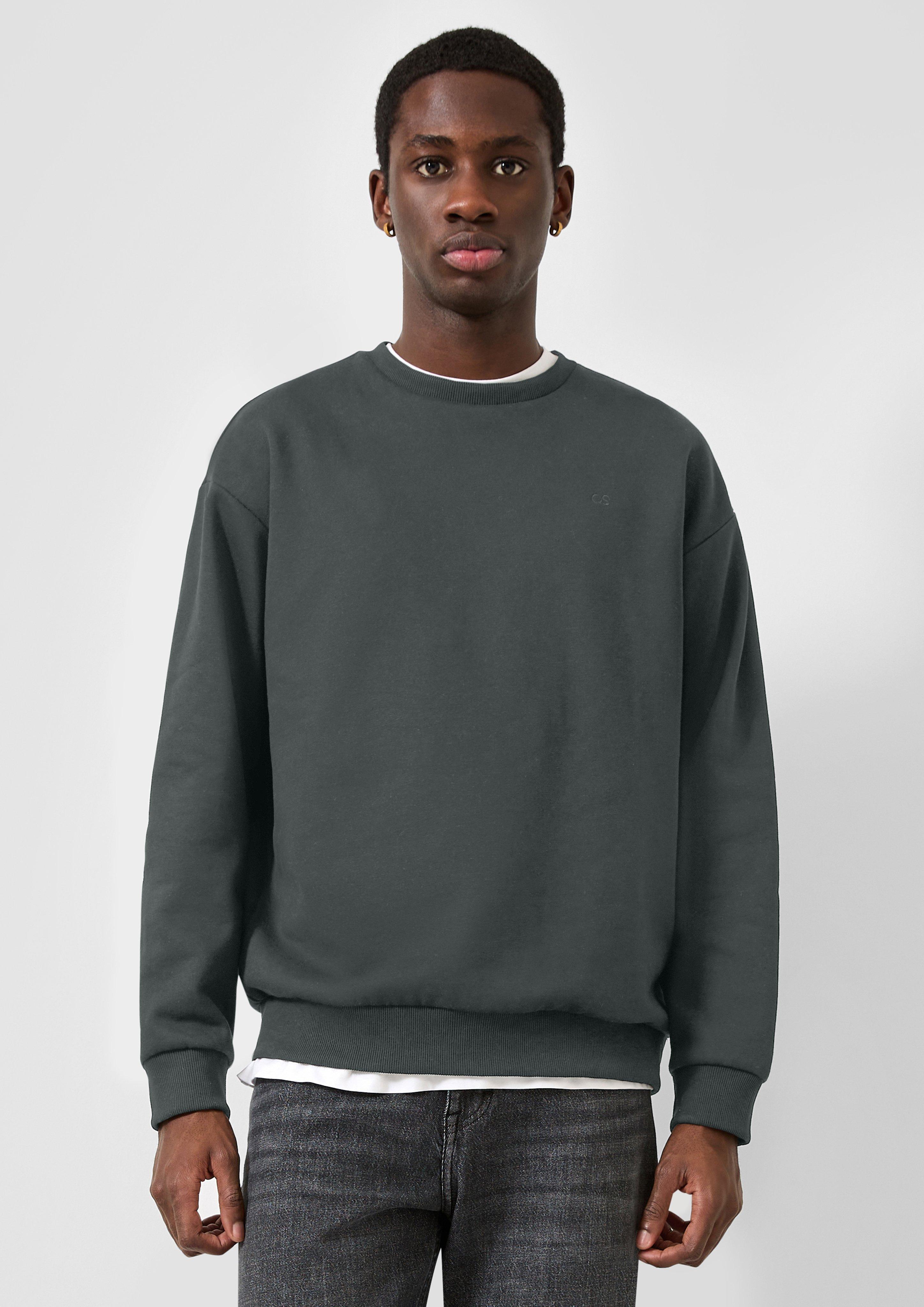 Hommes Sweat-shirt en vert de QS
