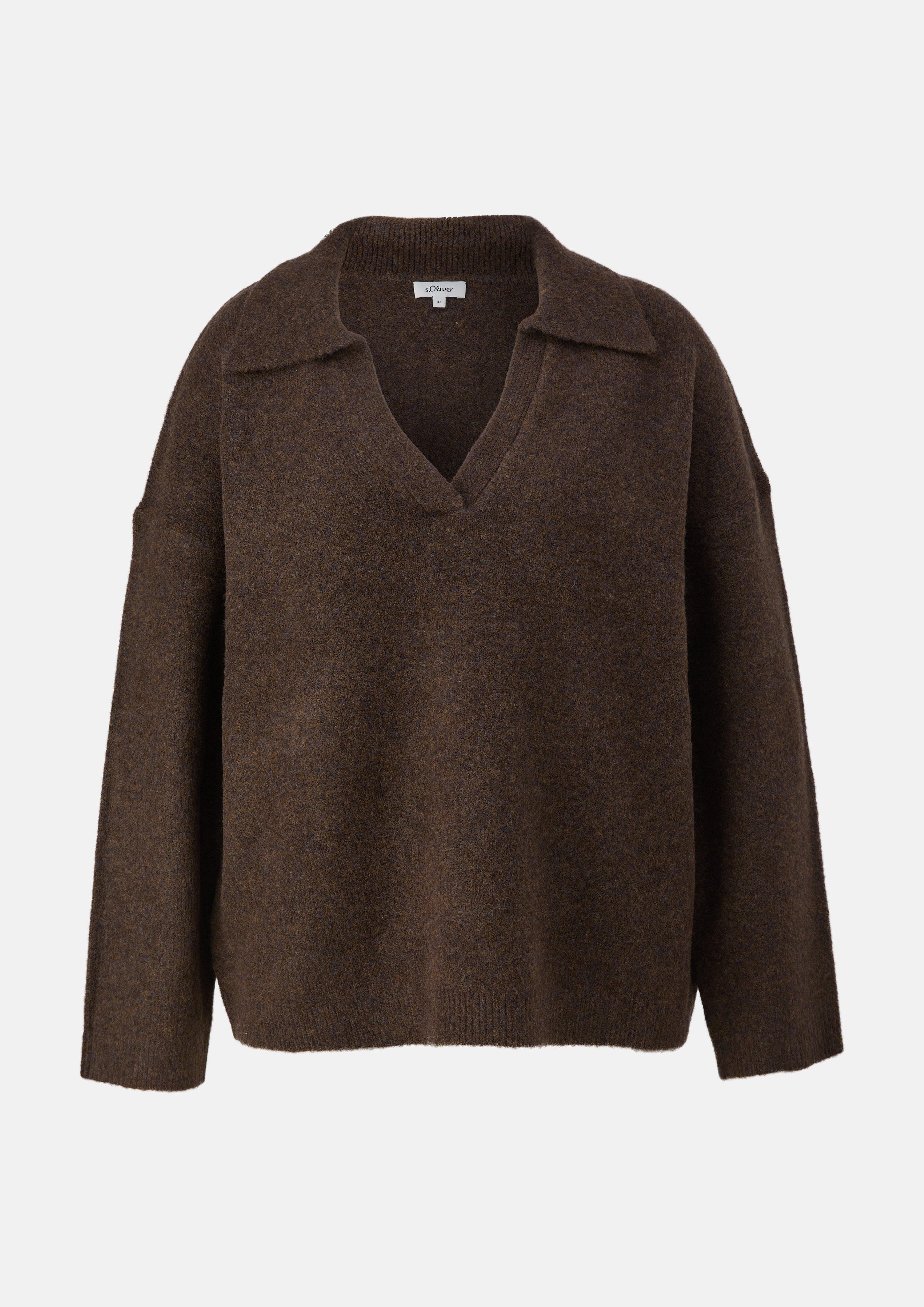 Pulover v barvi temno rjava od s.Oliver CURVE