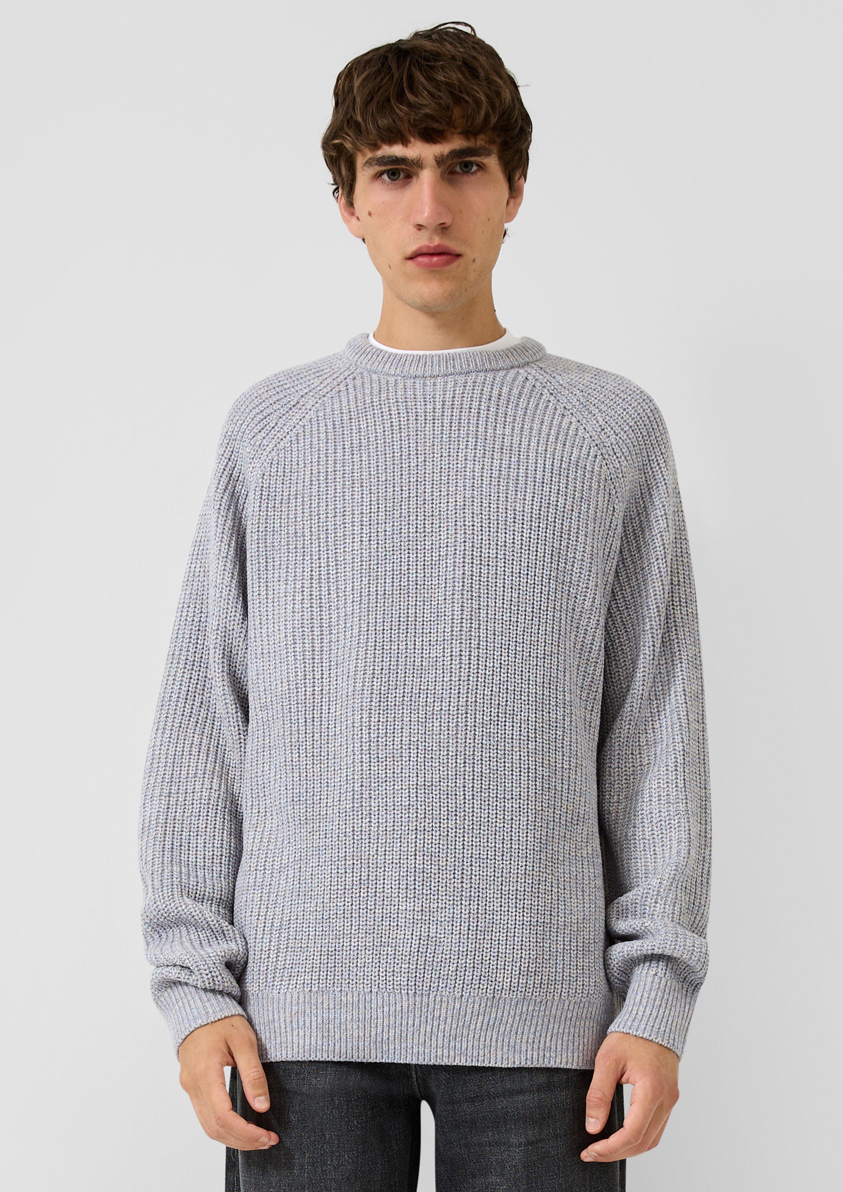 Pull en tricot en gris de QS
