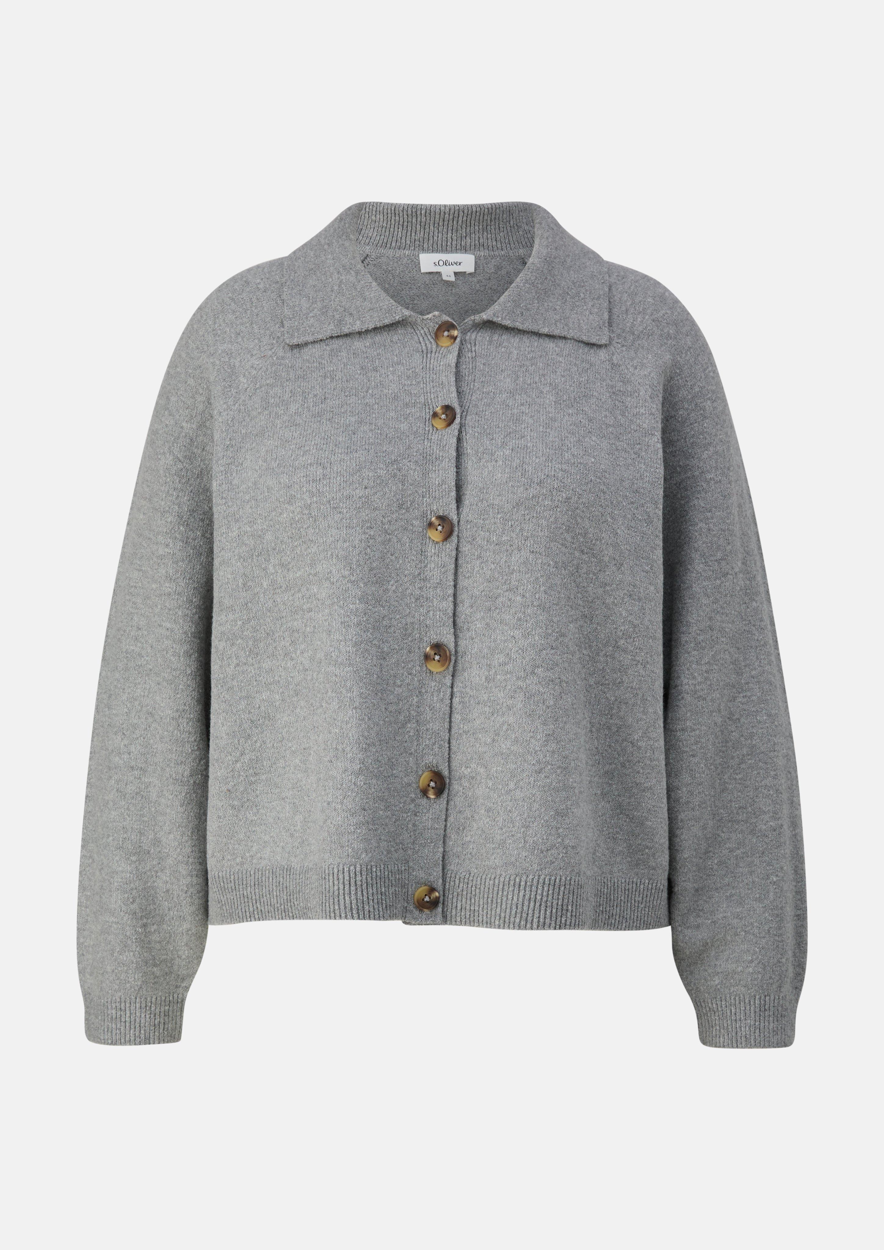 Veste en tricot en graphite de s.Oliver CURVE