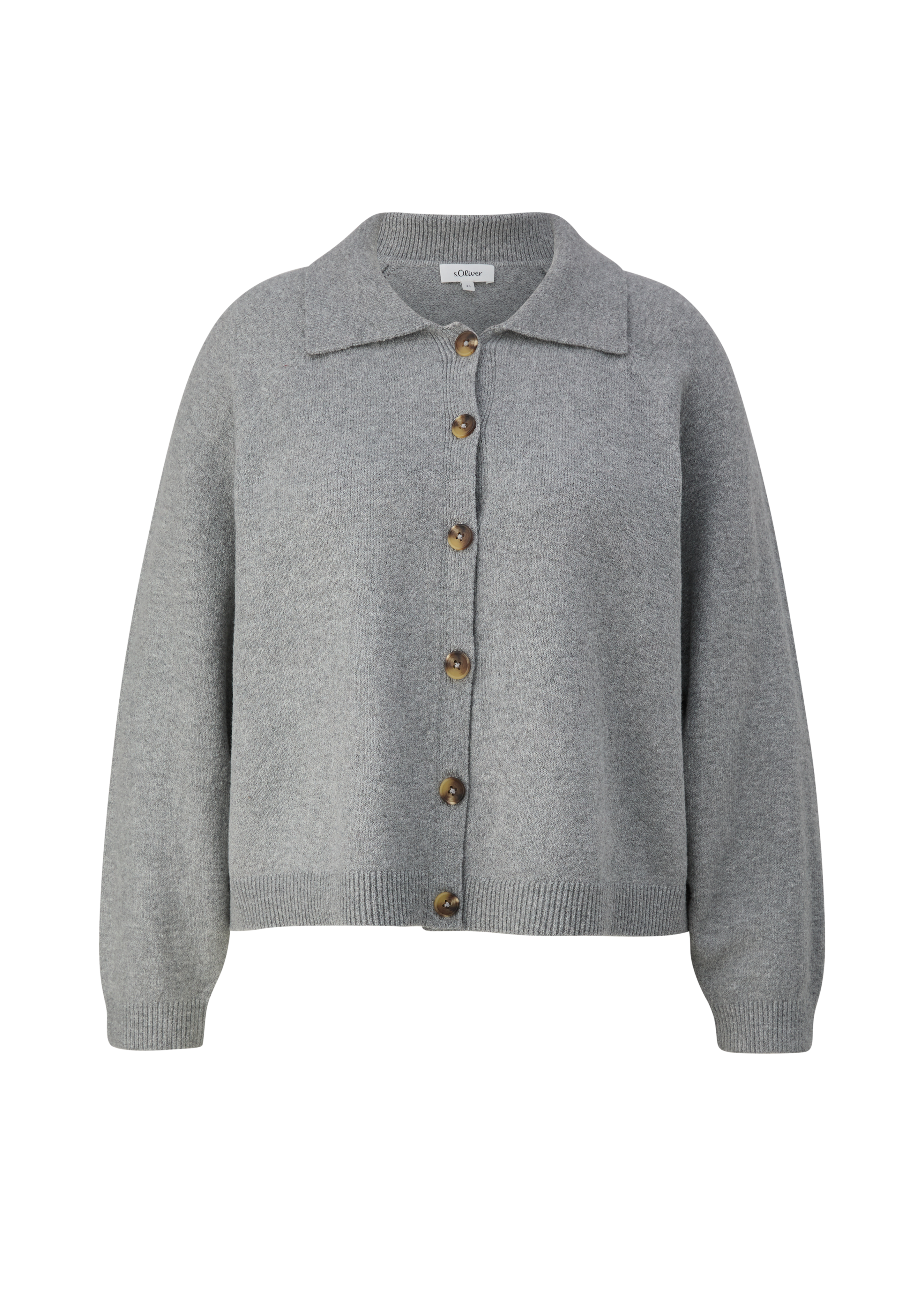 Gebreid vest met knoopsluiting