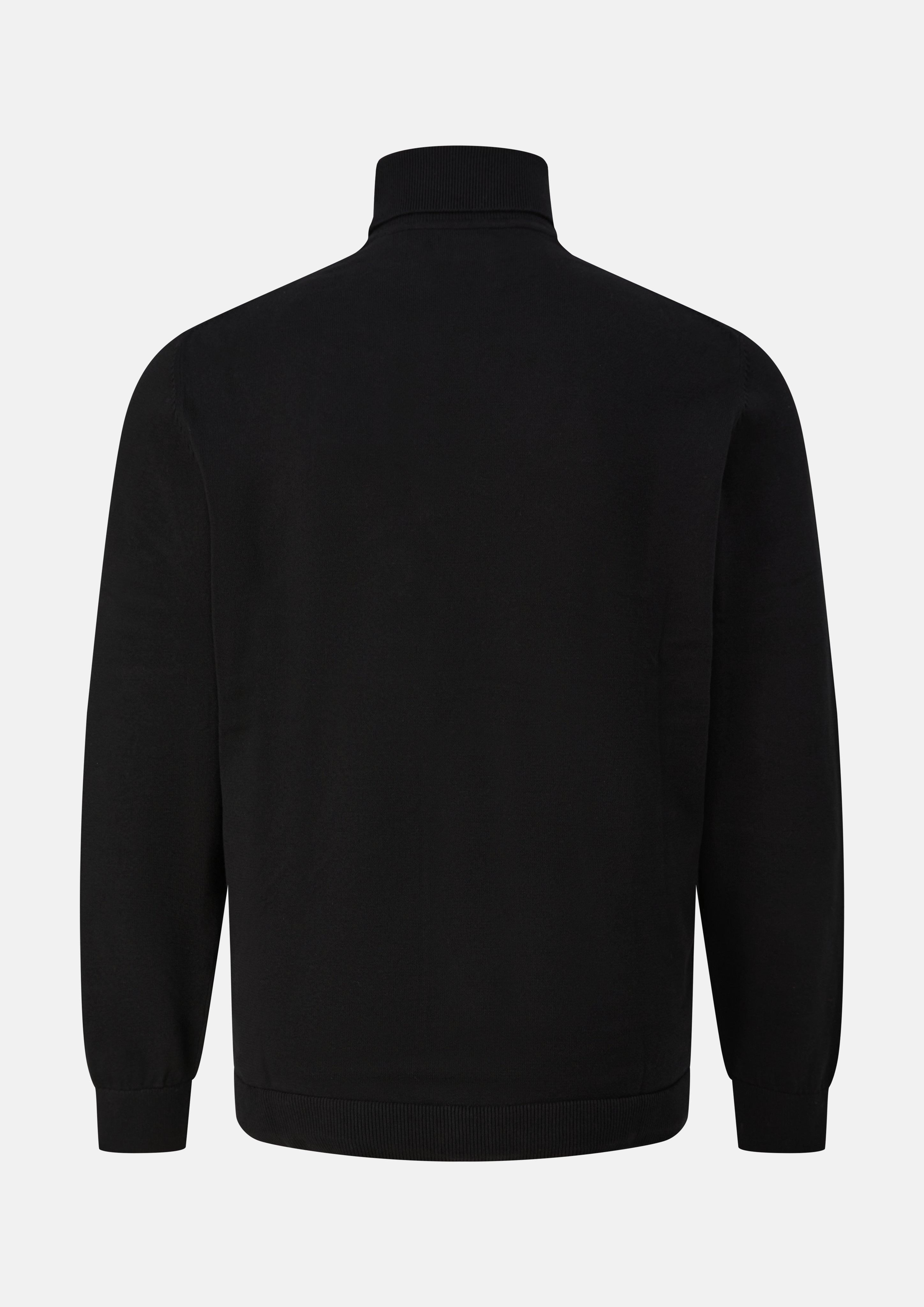 Mężczyźni Sweter z dzianiny w kolorze czarny od s.Oliver Men Big Sizes