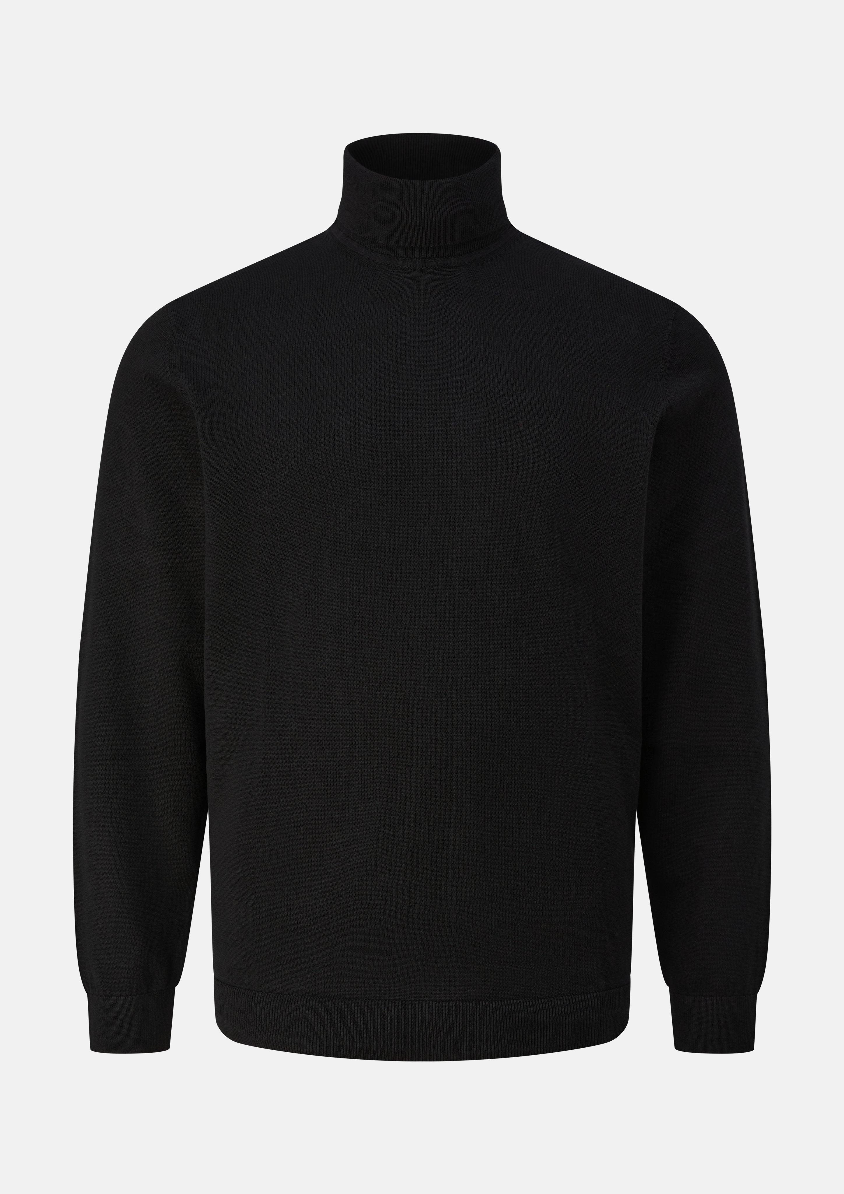 Mężczyźni Sweter z dzianiny w kolorze czarny od s.Oliver Men Big Sizes