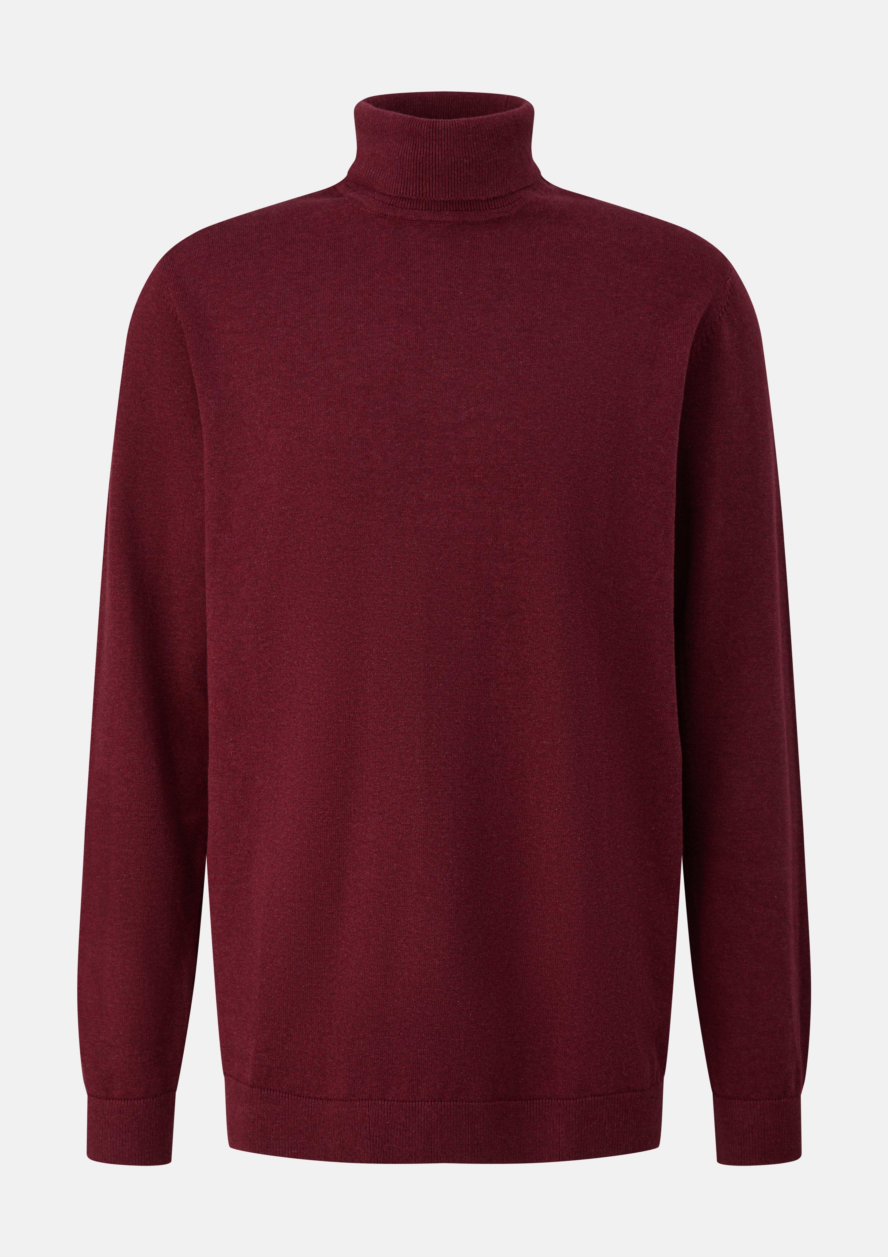 Sweter z dzianiny w kolorze bordowy od s.Oliver Men Tall Sizes