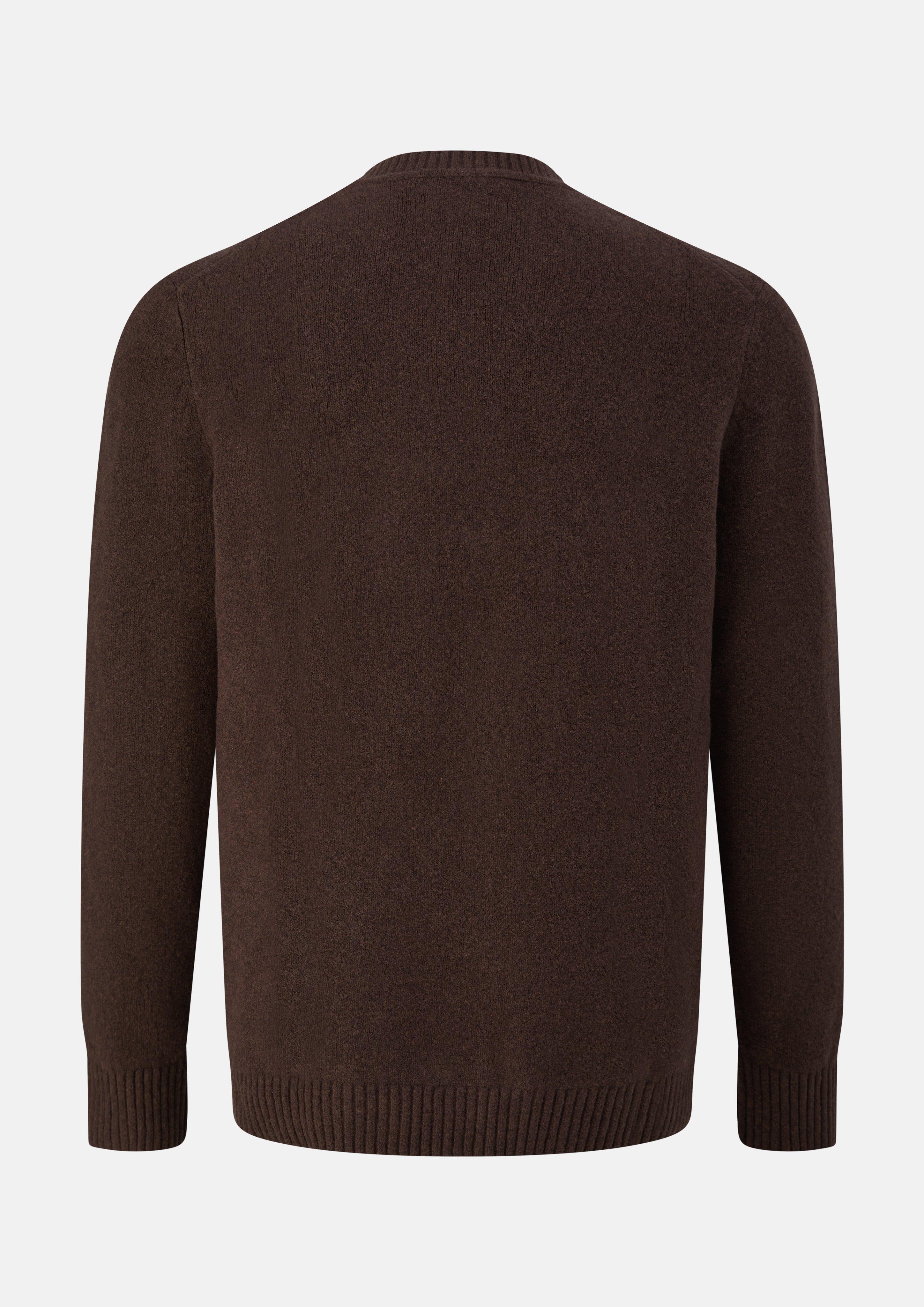 Men Knitted pullover in brown by s.Oliver Men Big Sizes