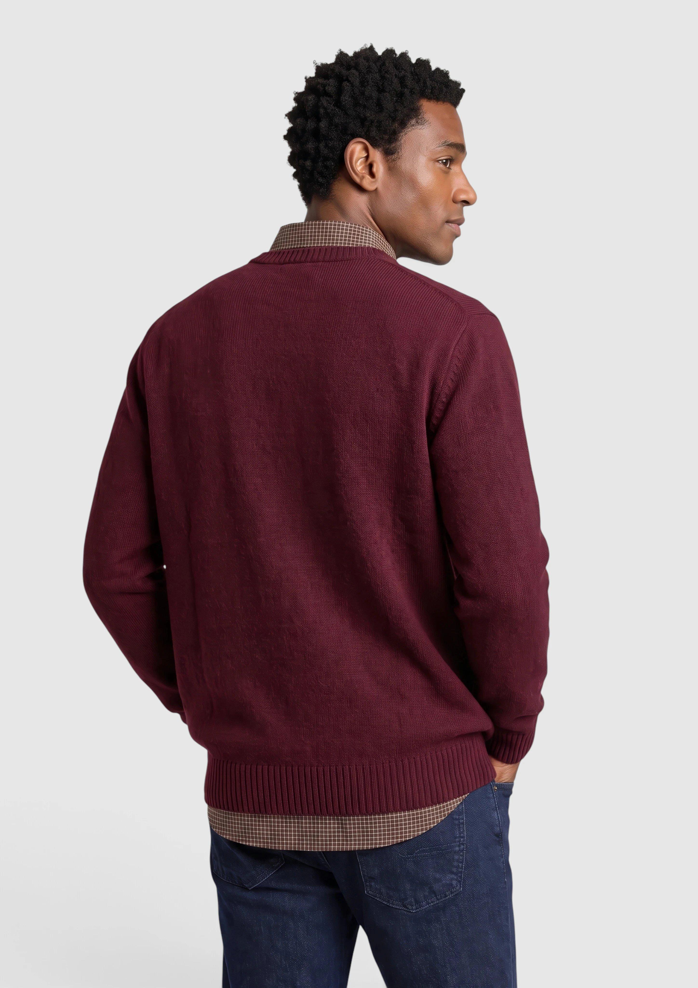 Hommes Pull en maille en rouge de s.Oliver Men Tall Sizes