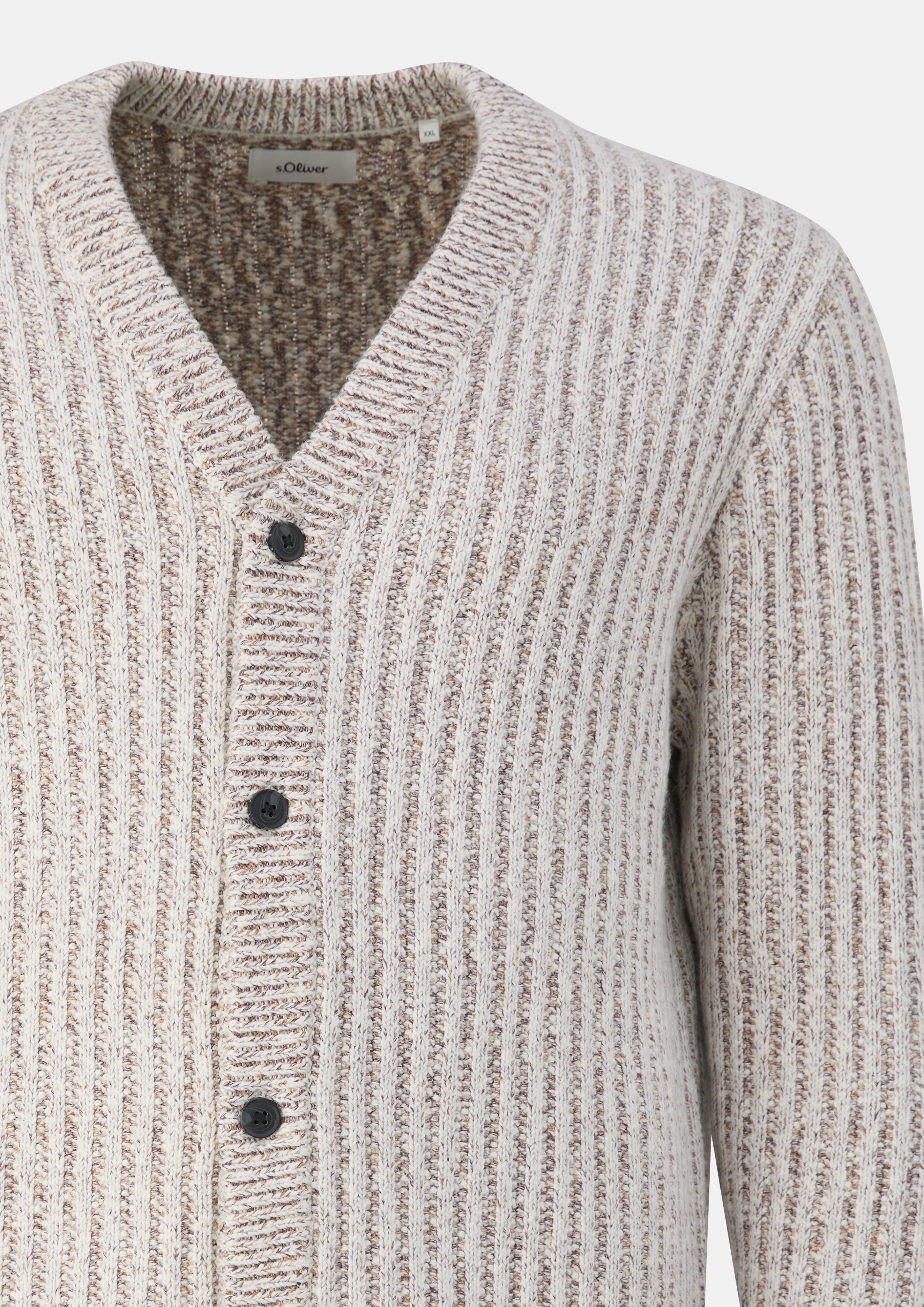 Hommes Gilet en beige de s.Oliver Men Big Sizes