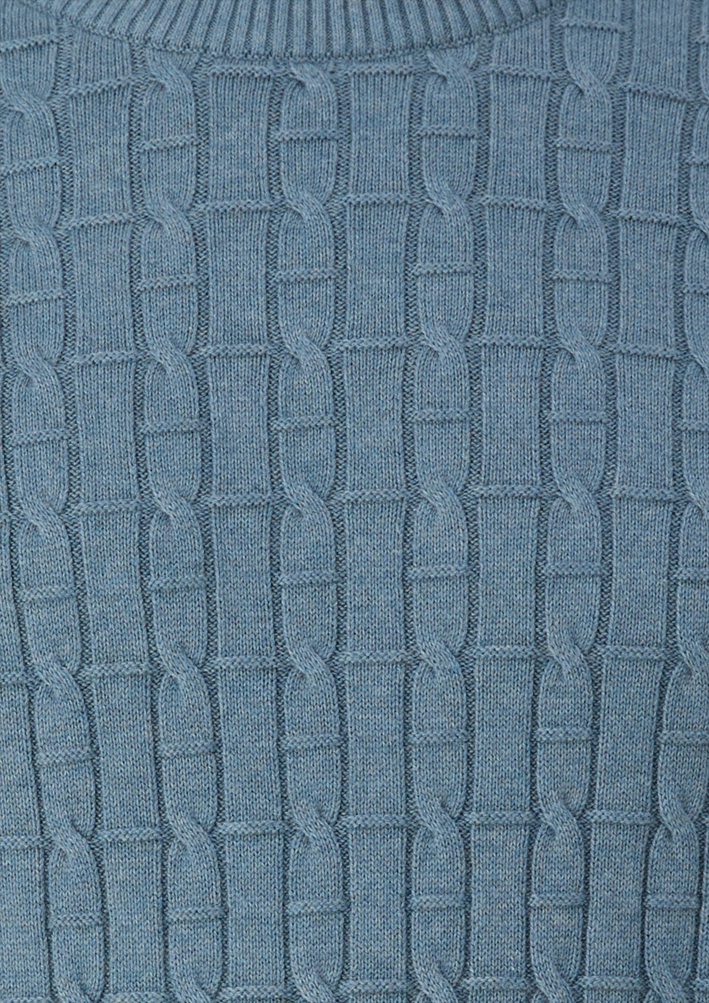 Heren Gebreide trui in blauw van s.Oliver Men Big Sizes