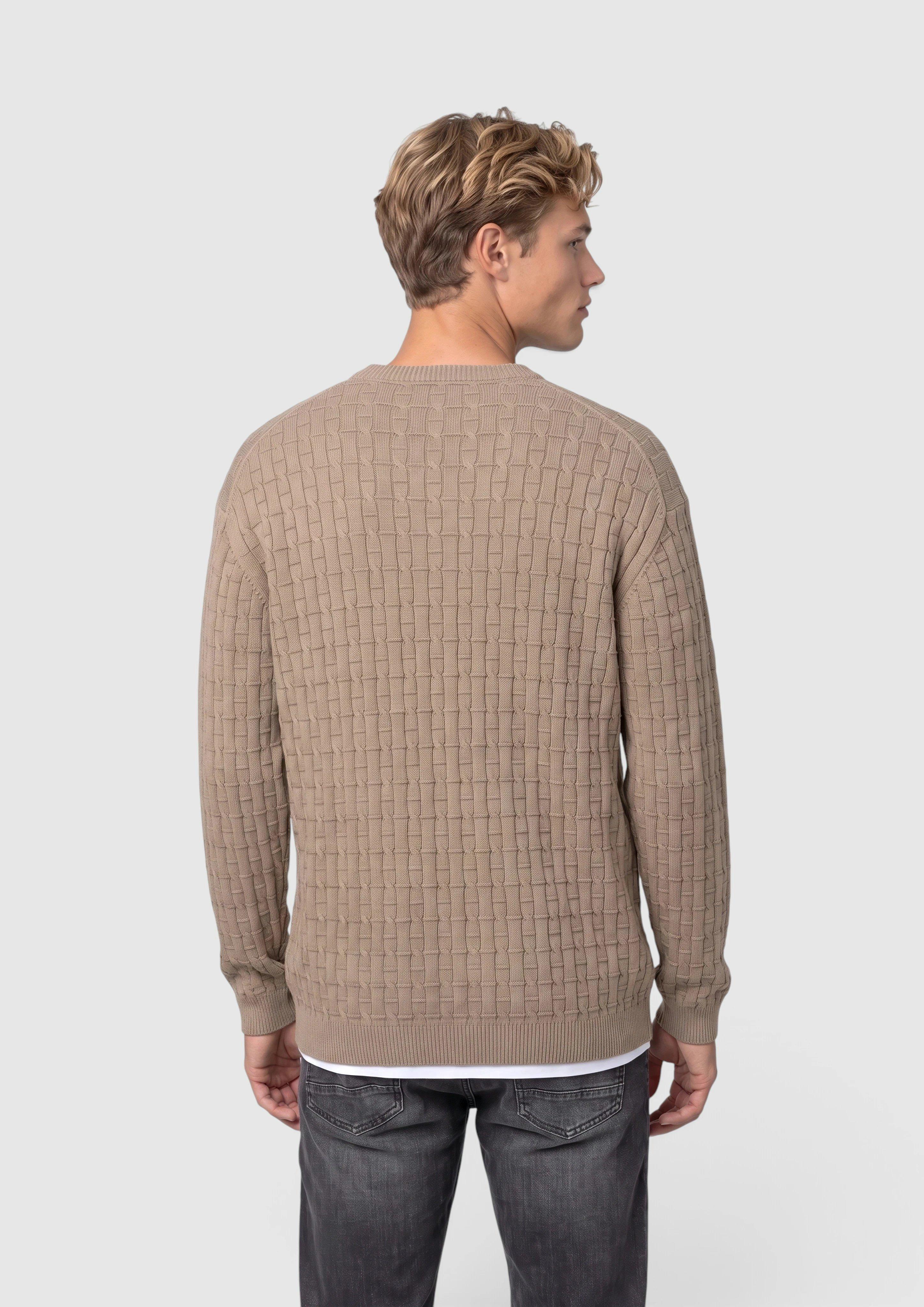 Hommes Pull en maille en brun de s.Oliver Men Tall Sizes