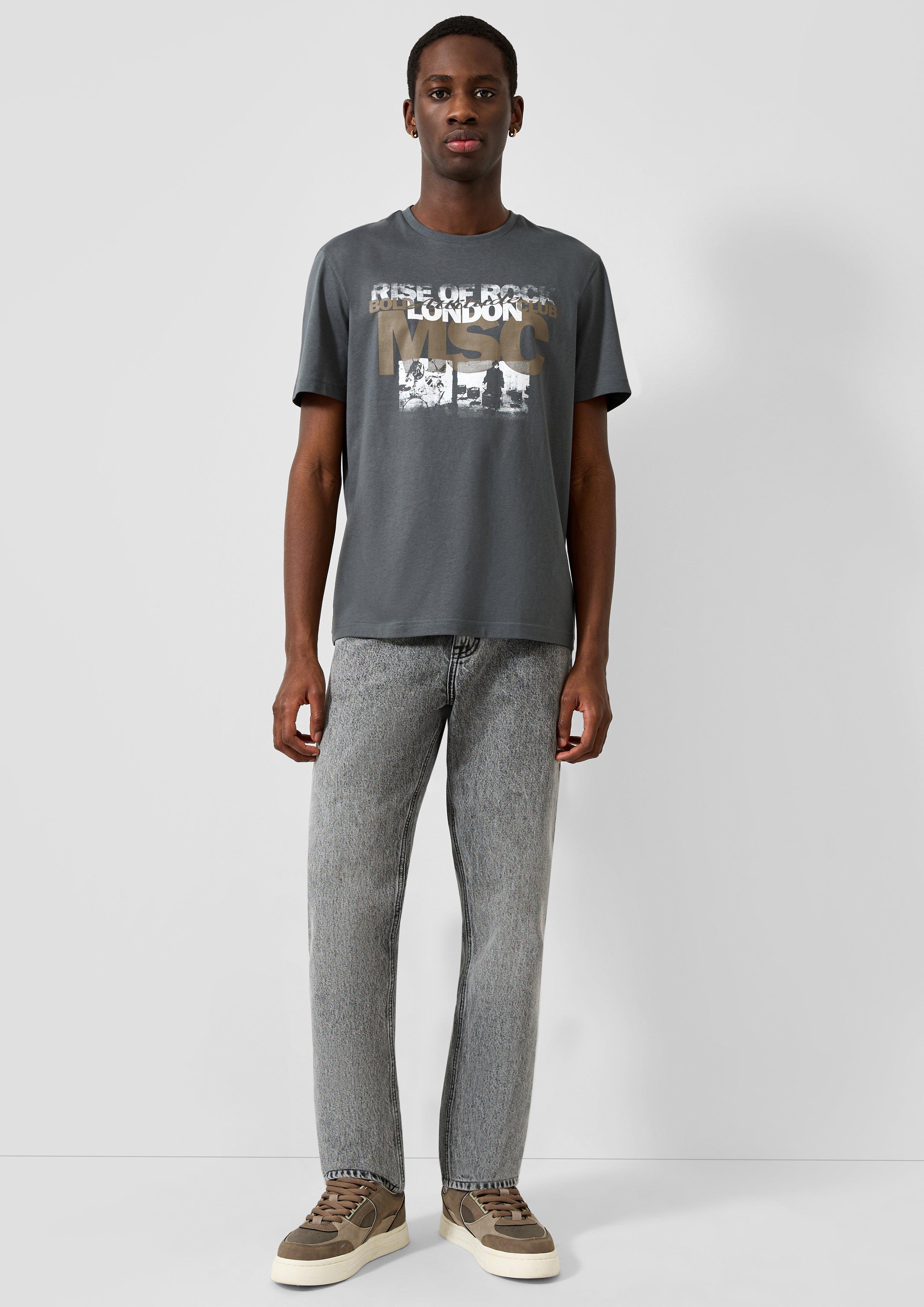 Pantalon en jean en gris de QS