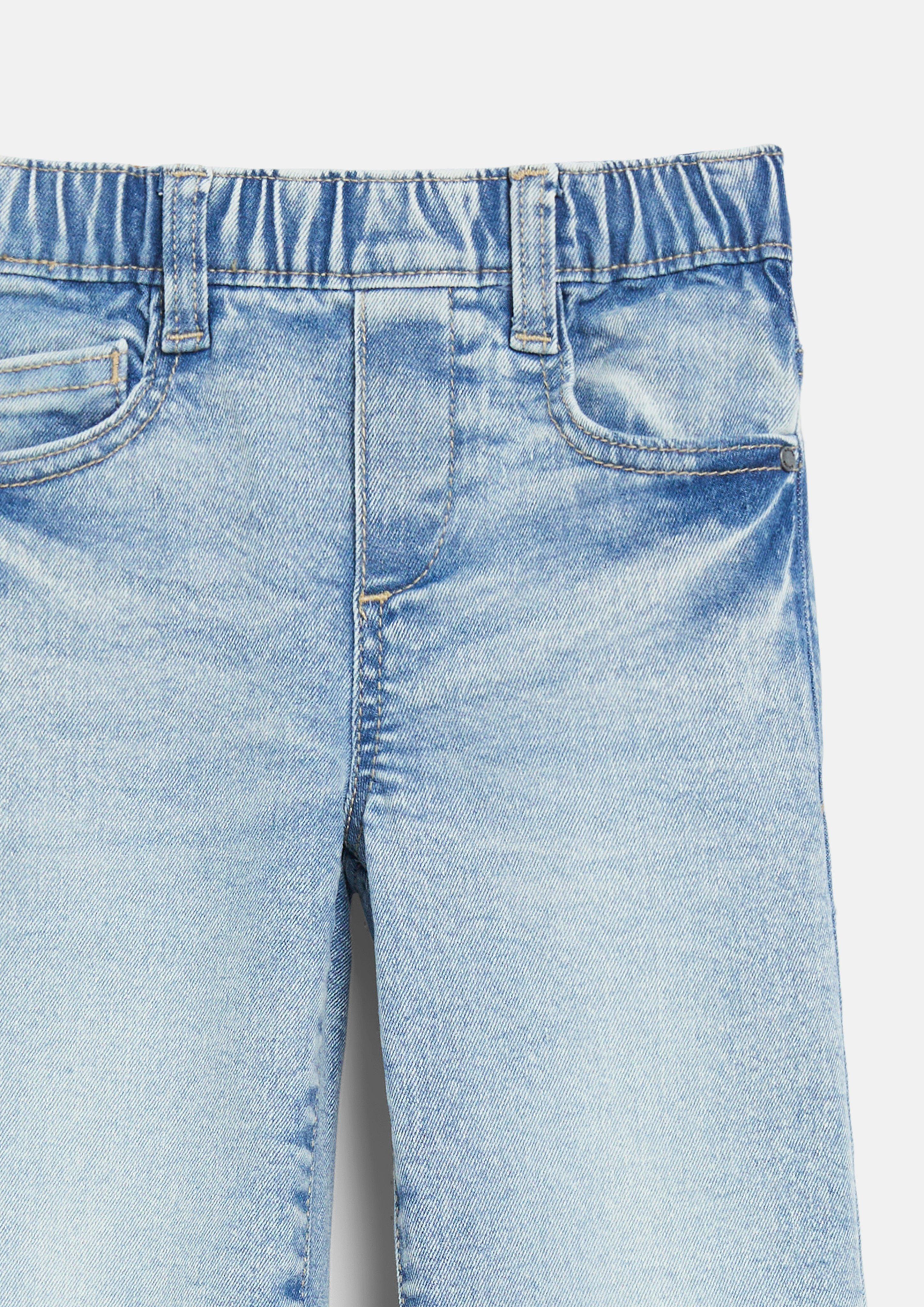 Junior Jeans met lage taille / baggy / wijde pasvorm in blauw van s.Oliver