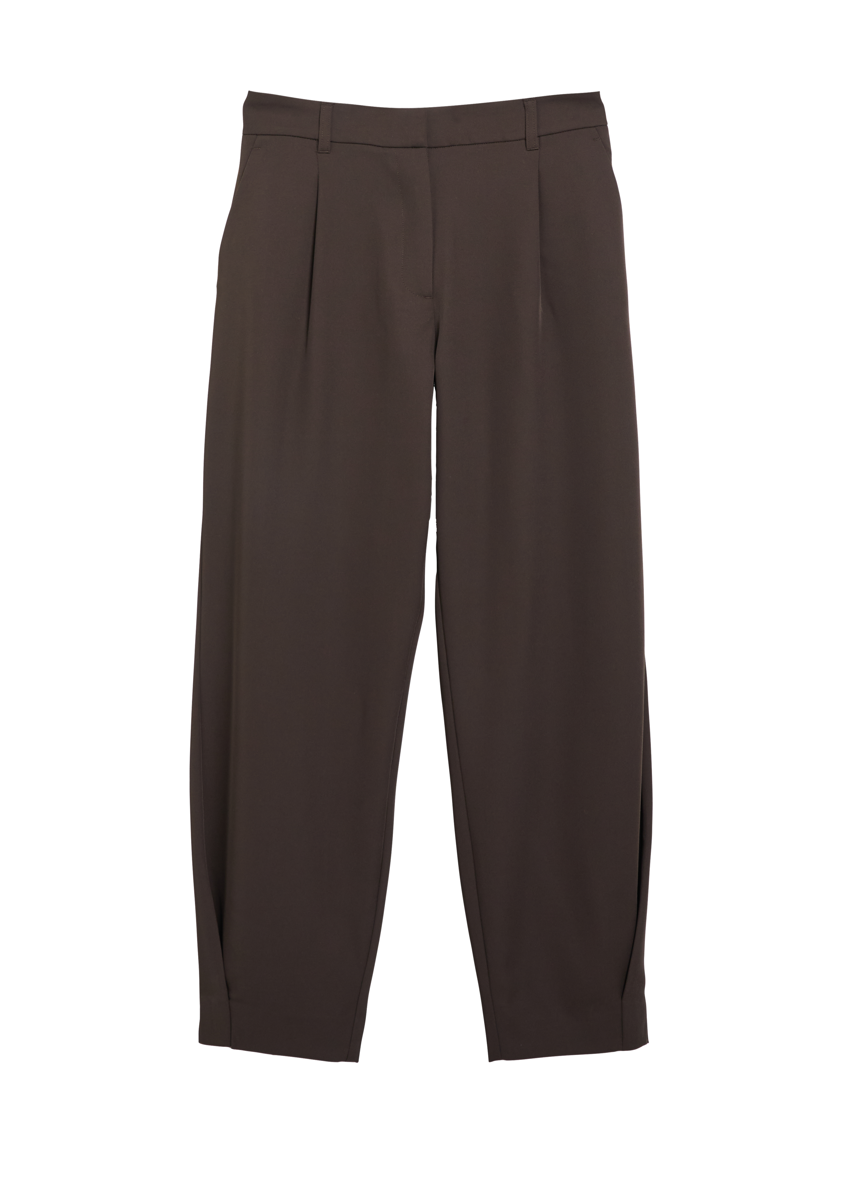 Twill-broek met elastisch inzetstuk