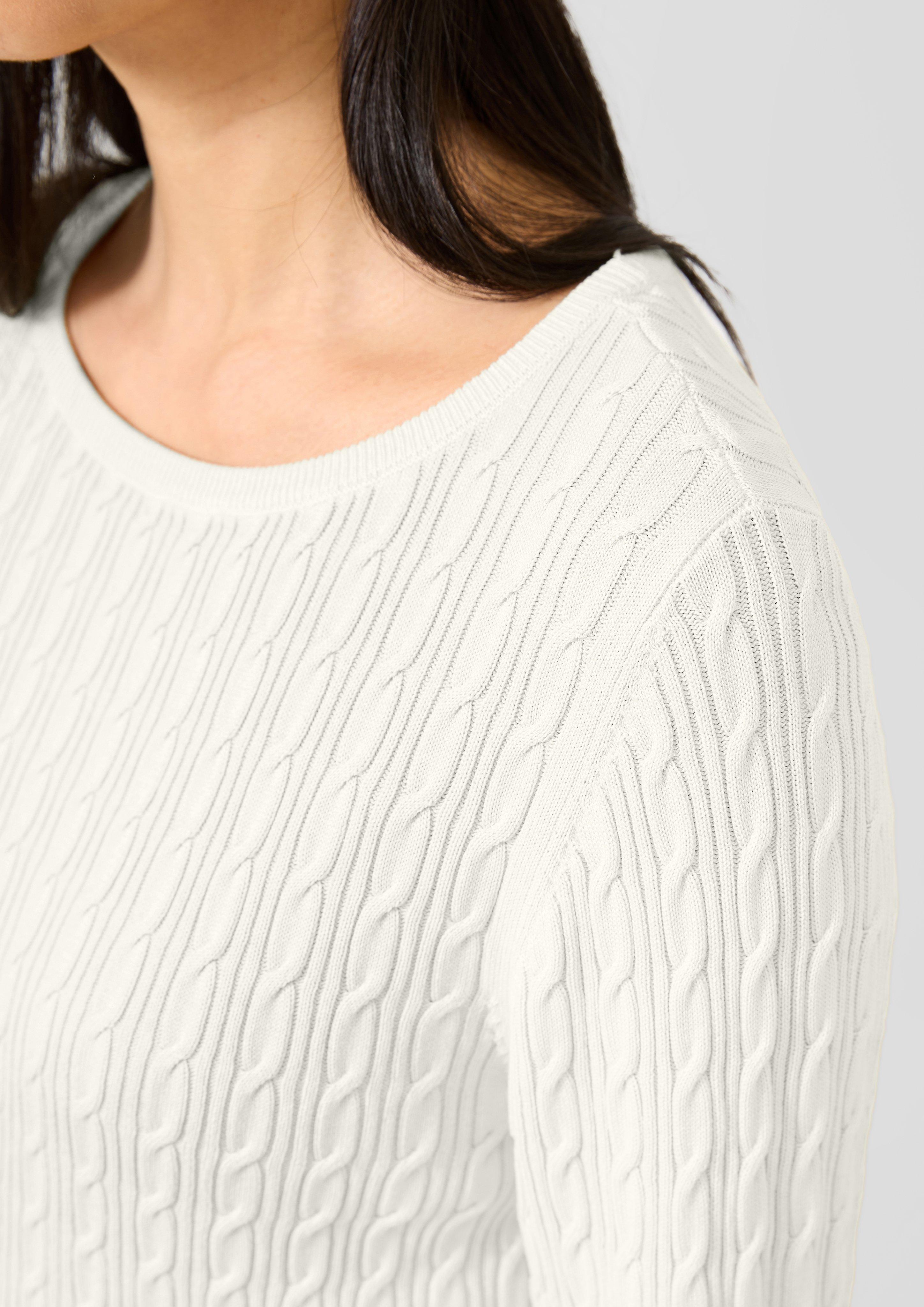 Damen Strickpullover in creme von QS