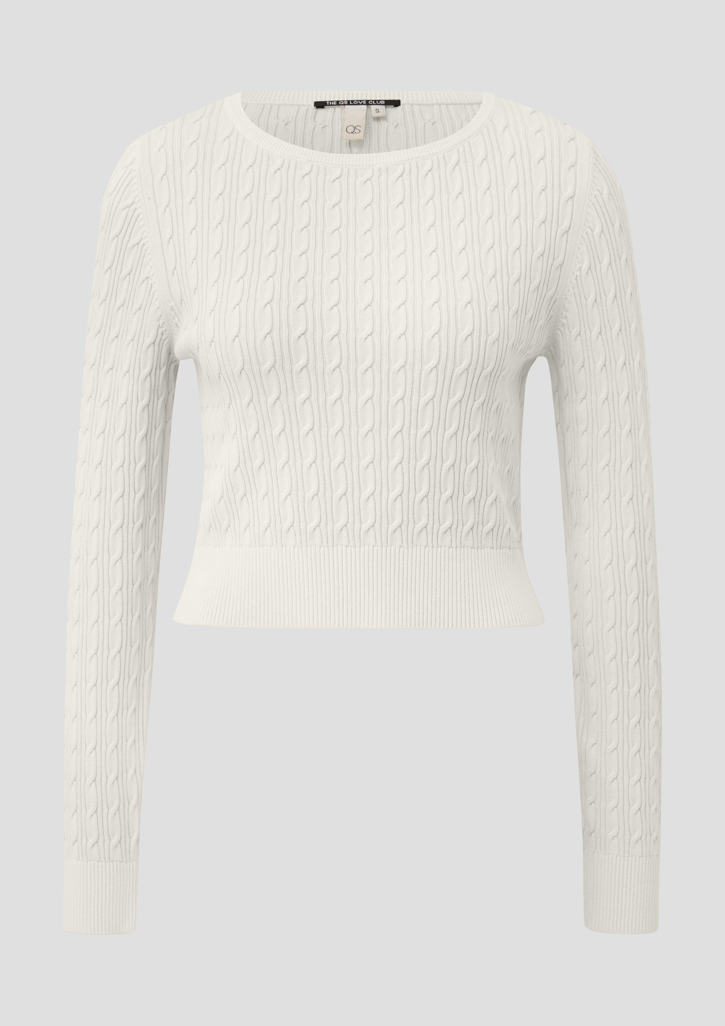 Damen Strickpullover in creme von QS