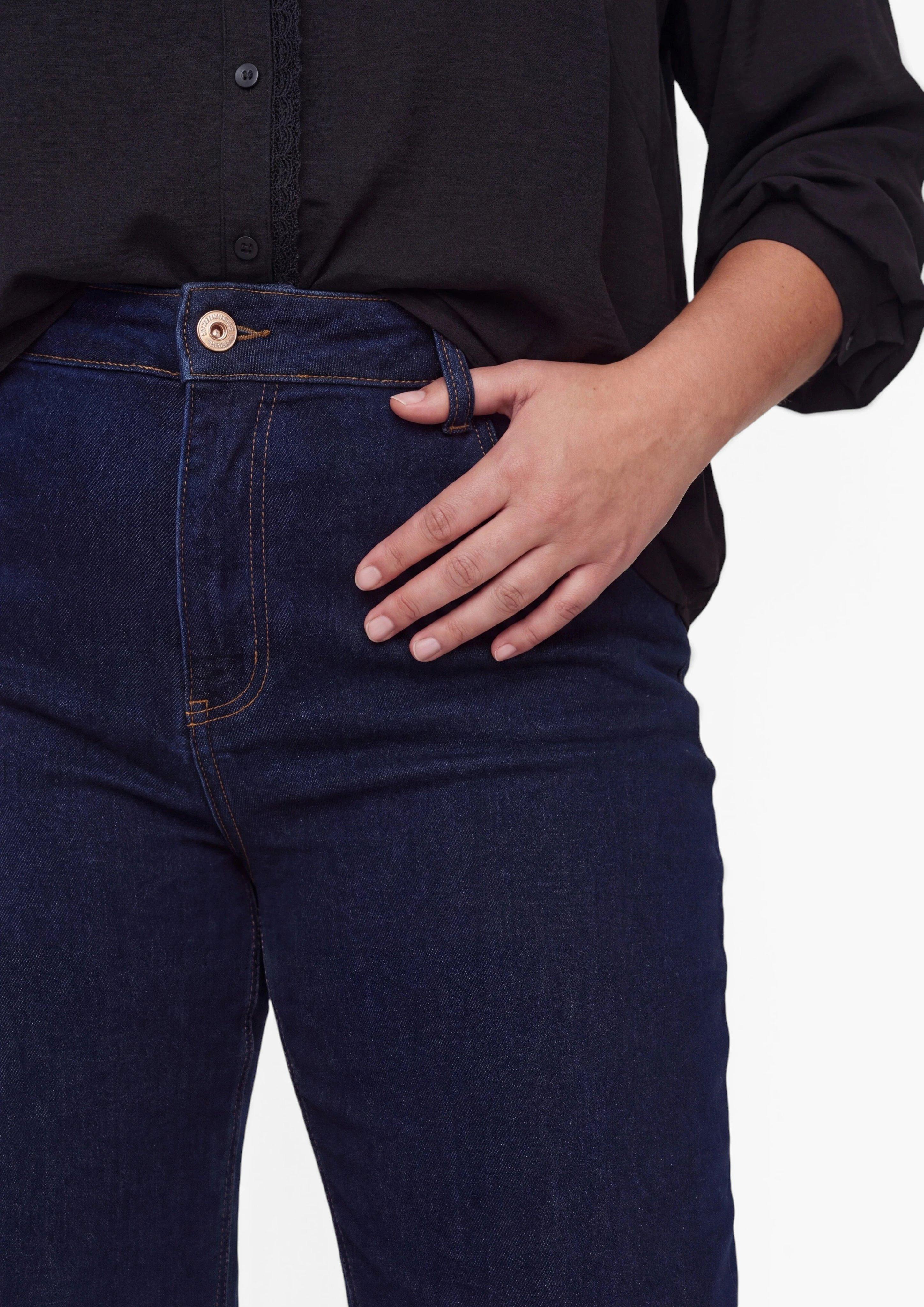 Damen Jeans-Hose in blau von QS CURVE