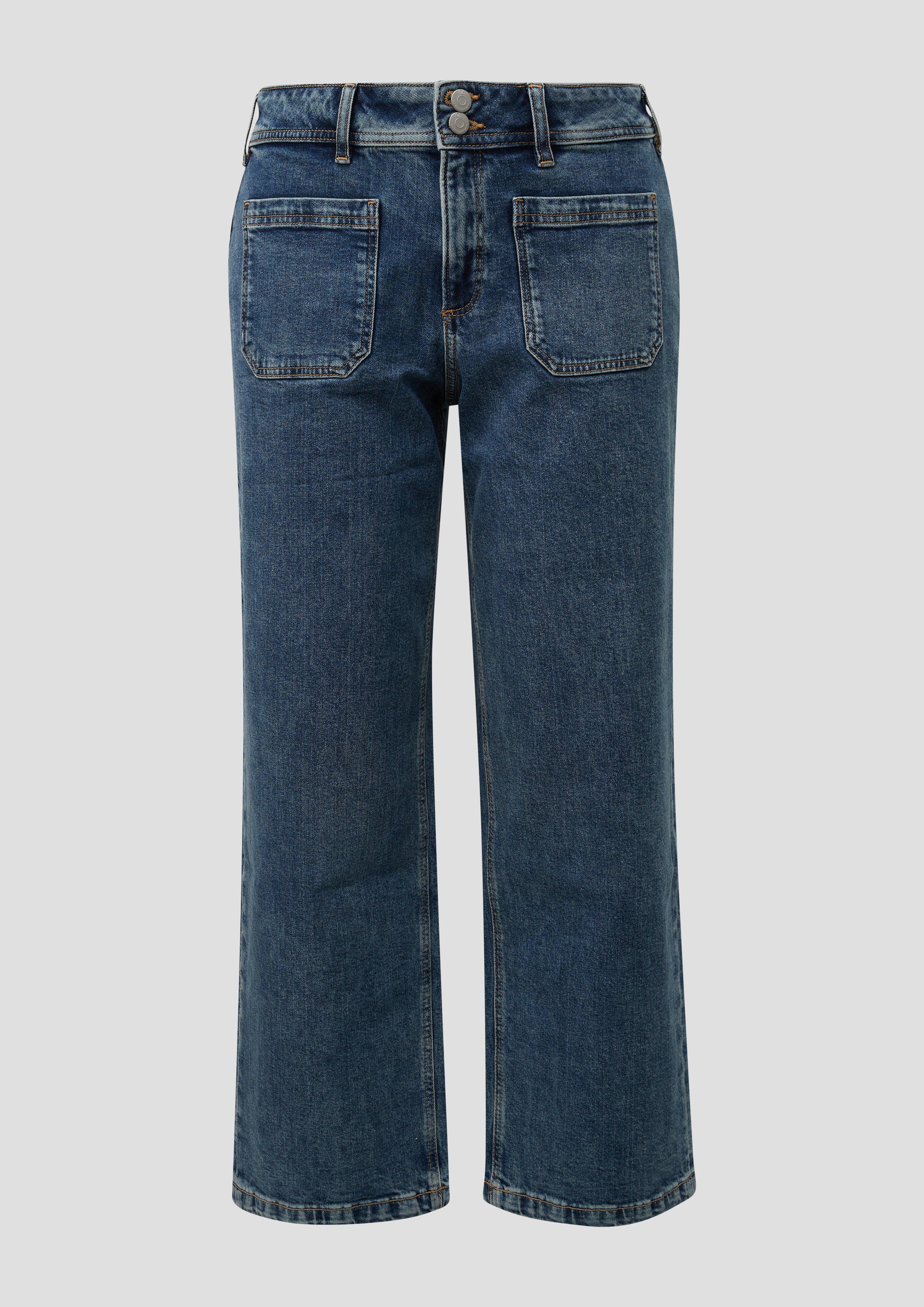 Jeans-Hose in Farbe dunkelblau von QS CURVE