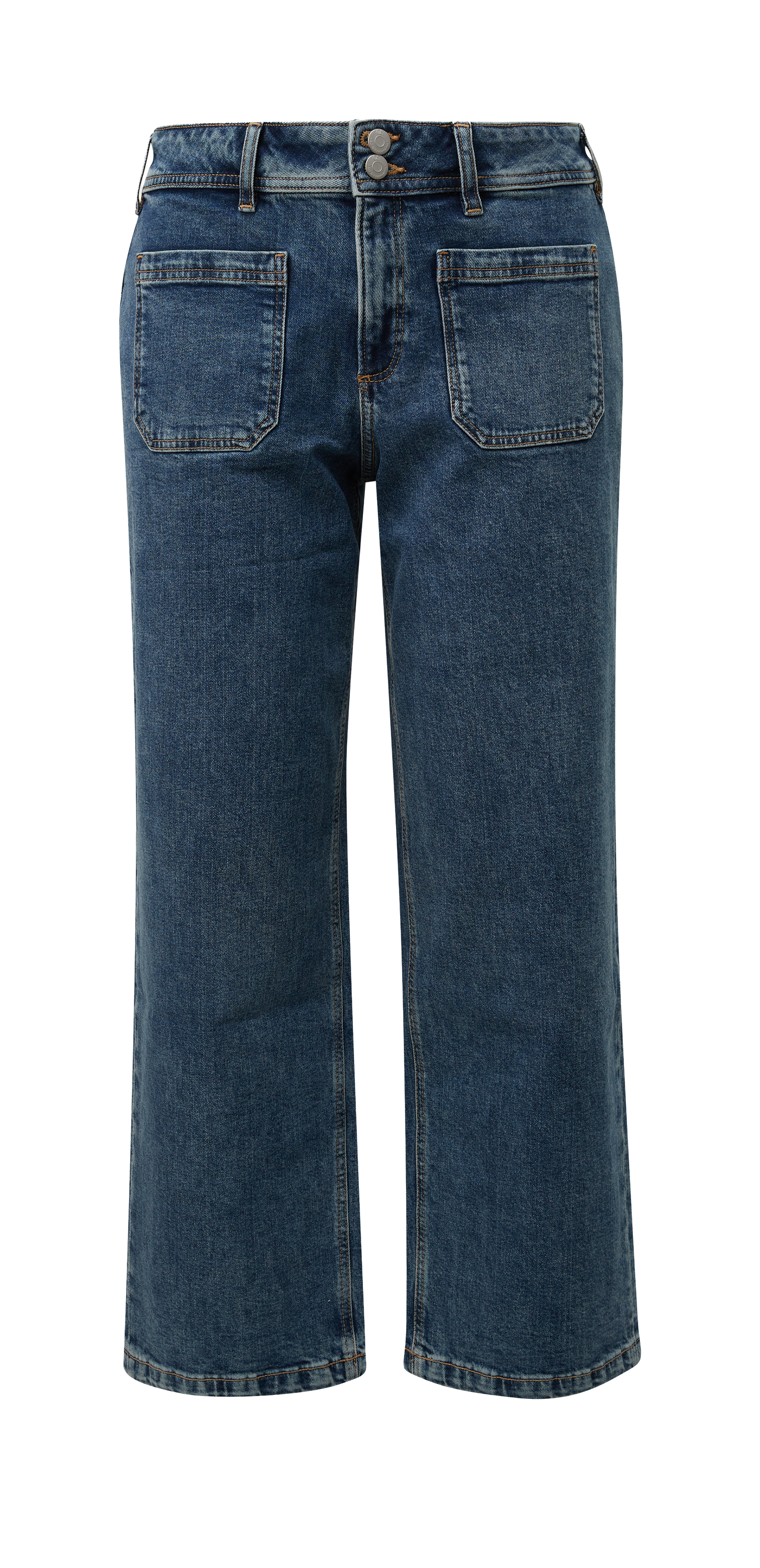 Jeans met wijde pijpen / middelhoge taille / wijde pijpen
