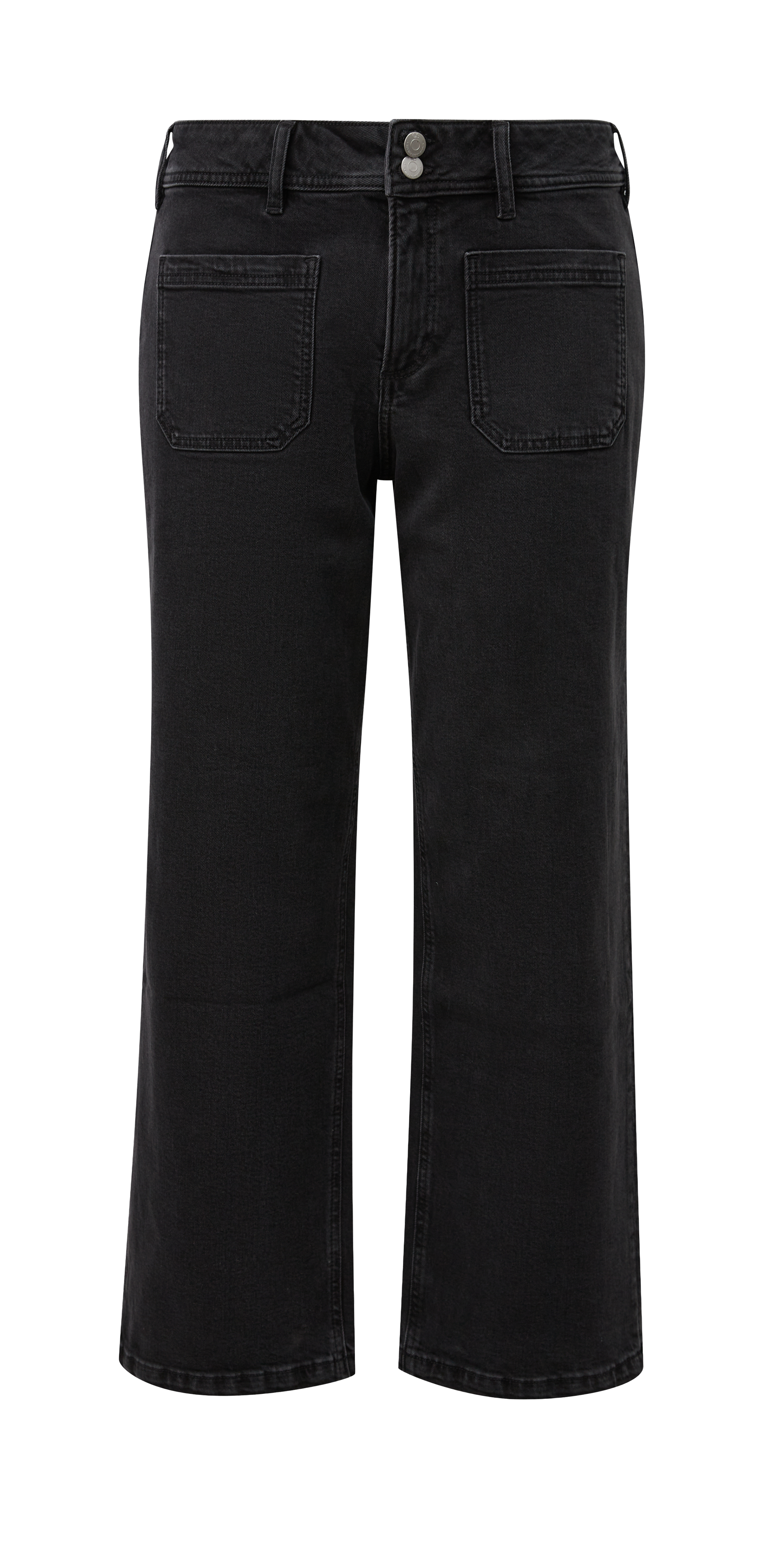 Jeans met wijde pijpen / middelhoge taille / wijde pijpen