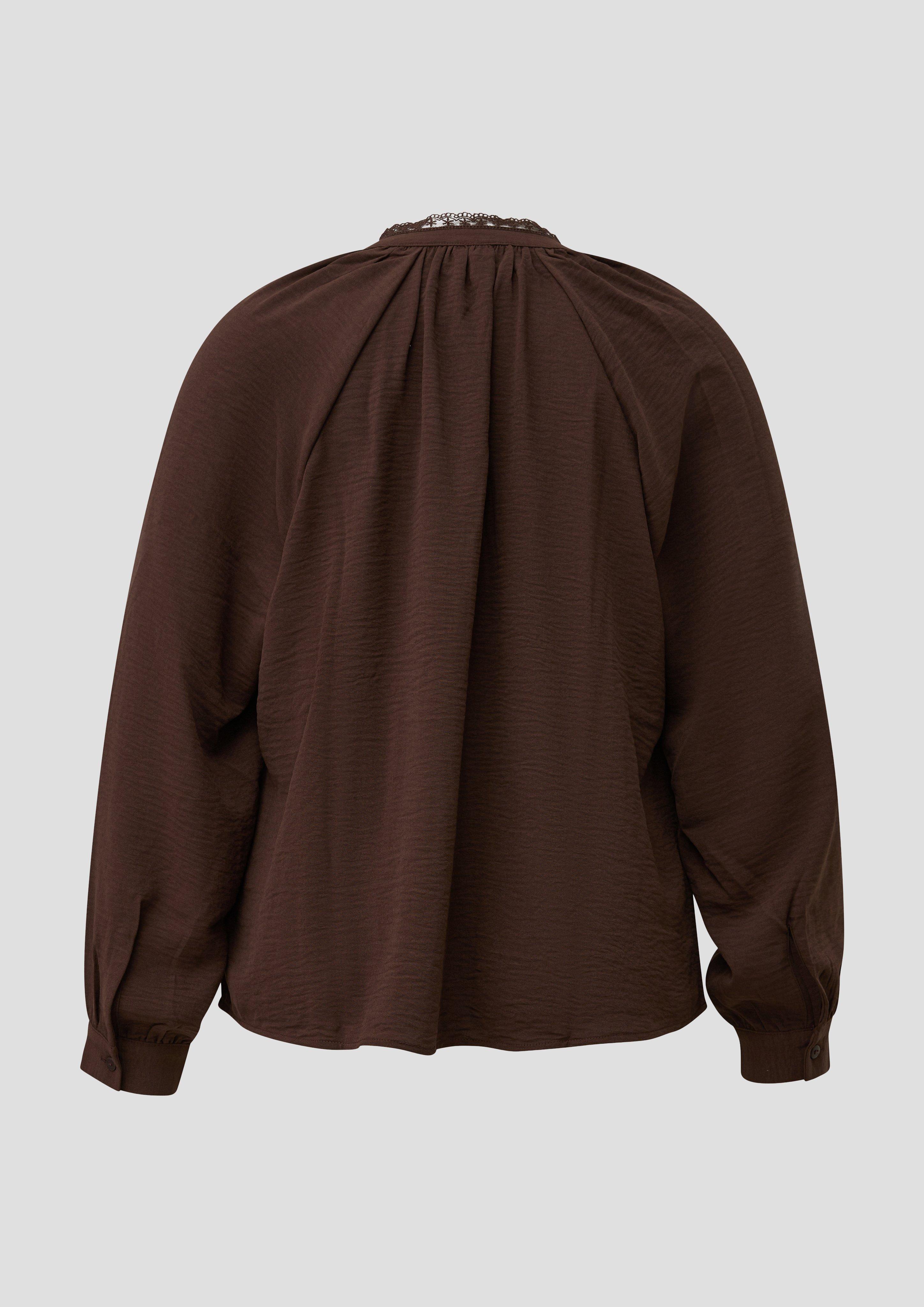 Femmes Blouse en brun de QS CURVE